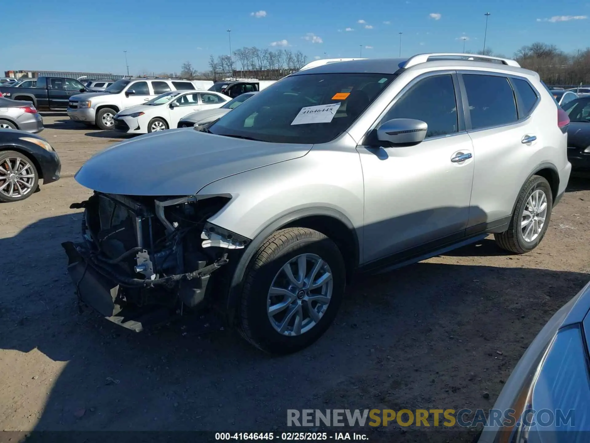 2 Photograph of a damaged car JN8AT2MT0LW038636 NISSAN ROGUE 2020