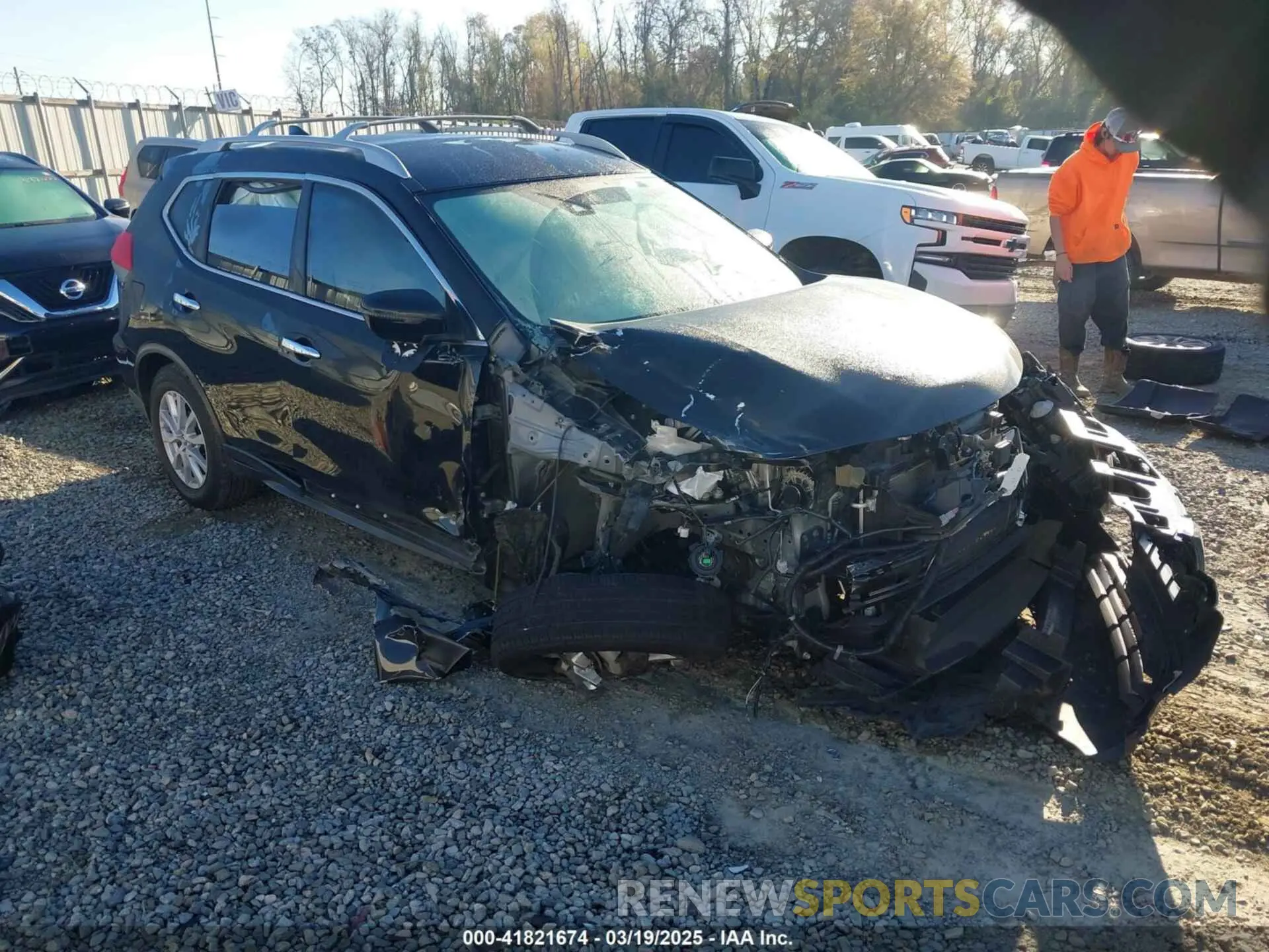 1 Photograph of a damaged car JN8AT2MT2LW001880 NISSAN ROGUE 2020