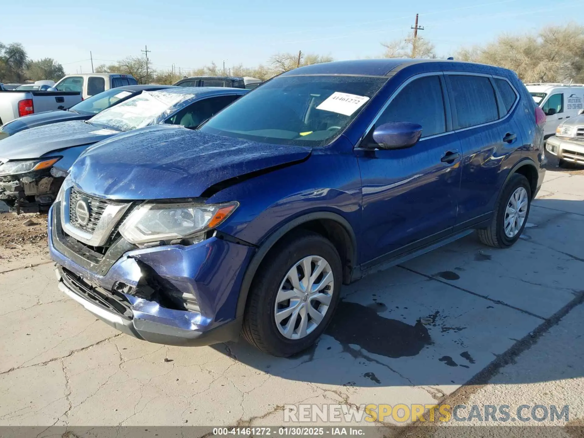 2 Photograph of a damaged car JN8AT2MT2LW007971 NISSAN ROGUE 2020