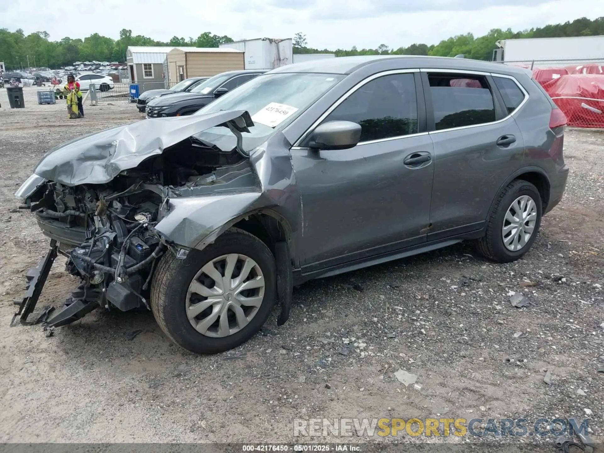 2 Photograph of a damaged car JN8AT2MT2LW036693 NISSAN ROGUE 2020
