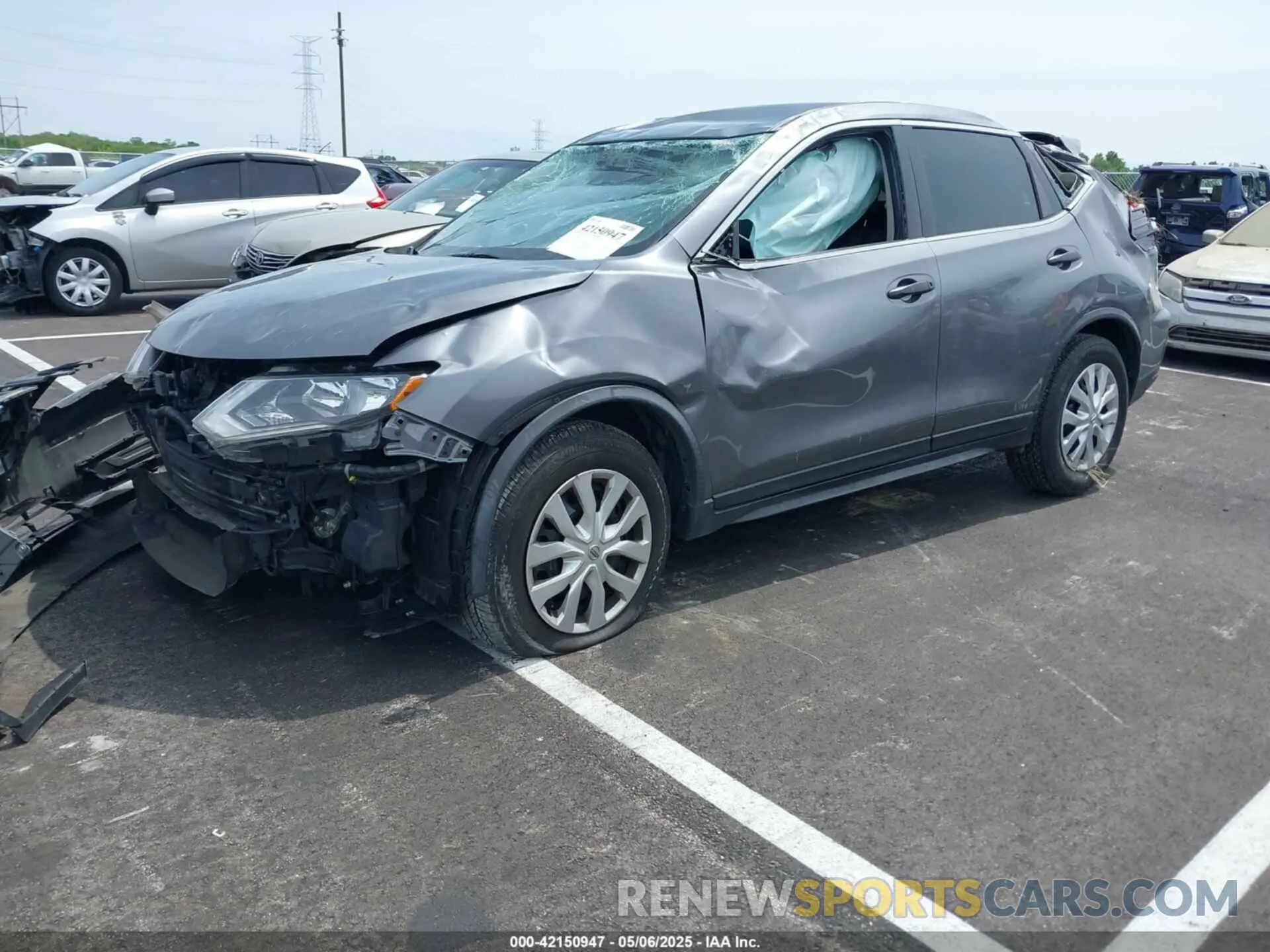 2 Photograph of a damaged car JN8AT2MT2LW042073 NISSAN ROGUE 2020