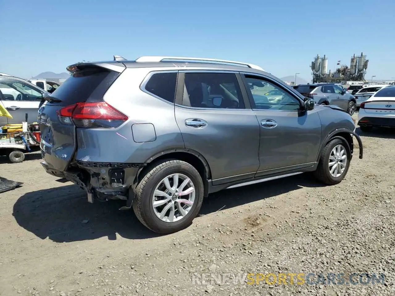 3 Photograph of a damaged car JN8AT2MT3LW042602 NISSAN ROGUE 2020