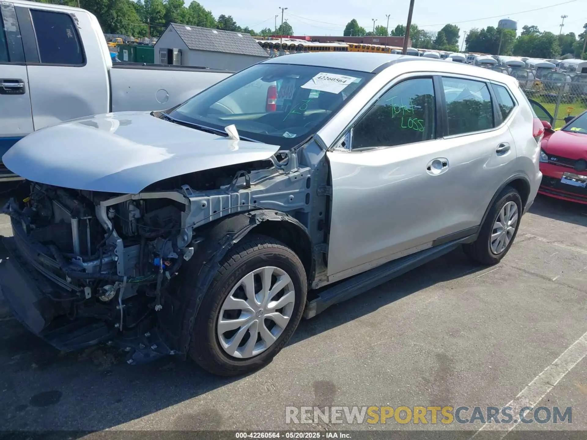 2 Photograph of a damaged car JN8AT2MT4LW003968 NISSAN ROGUE 2020
