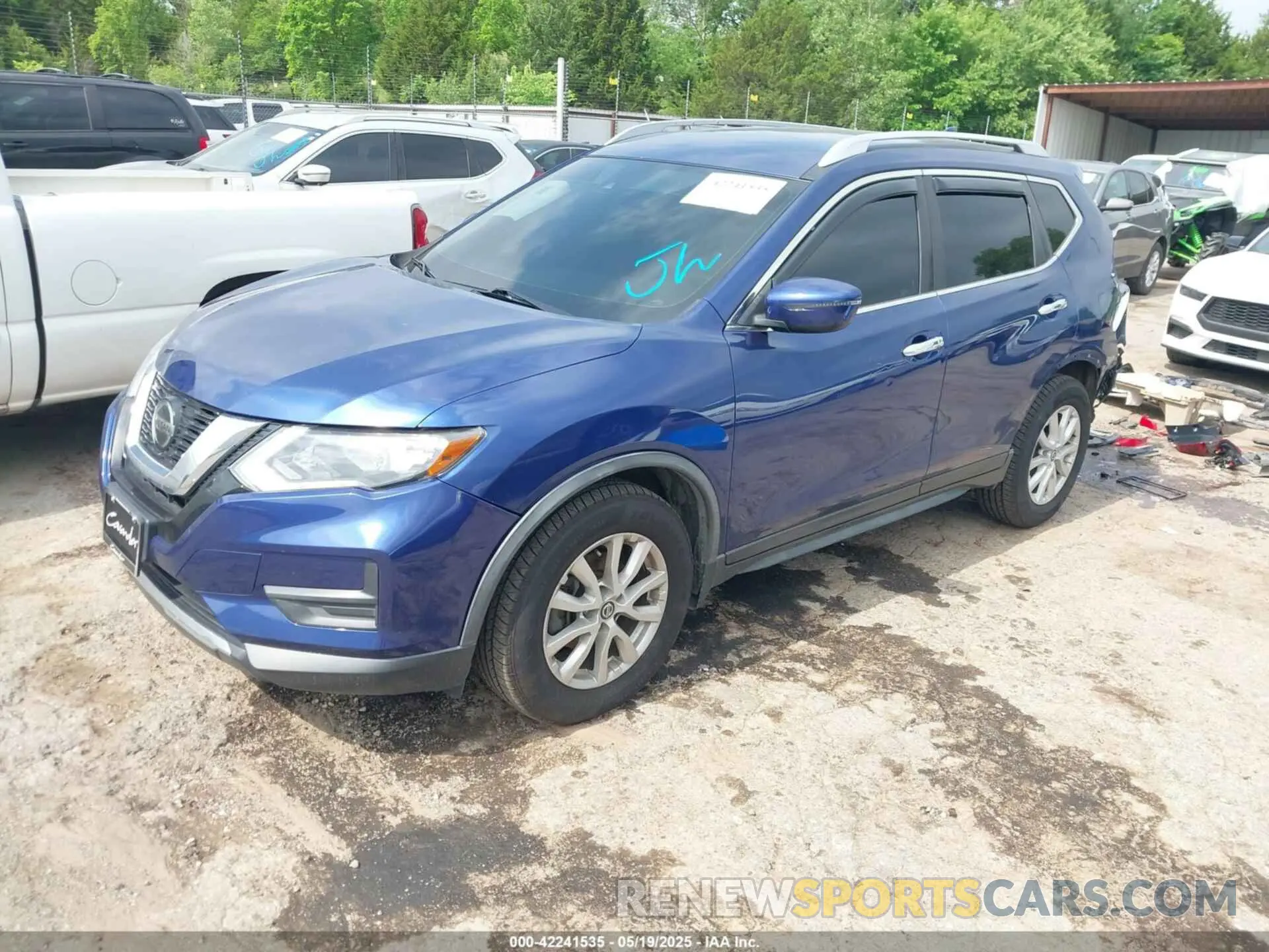 2 Photograph of a damaged car JN8AT2MT4LW013917 NISSAN ROGUE 2020