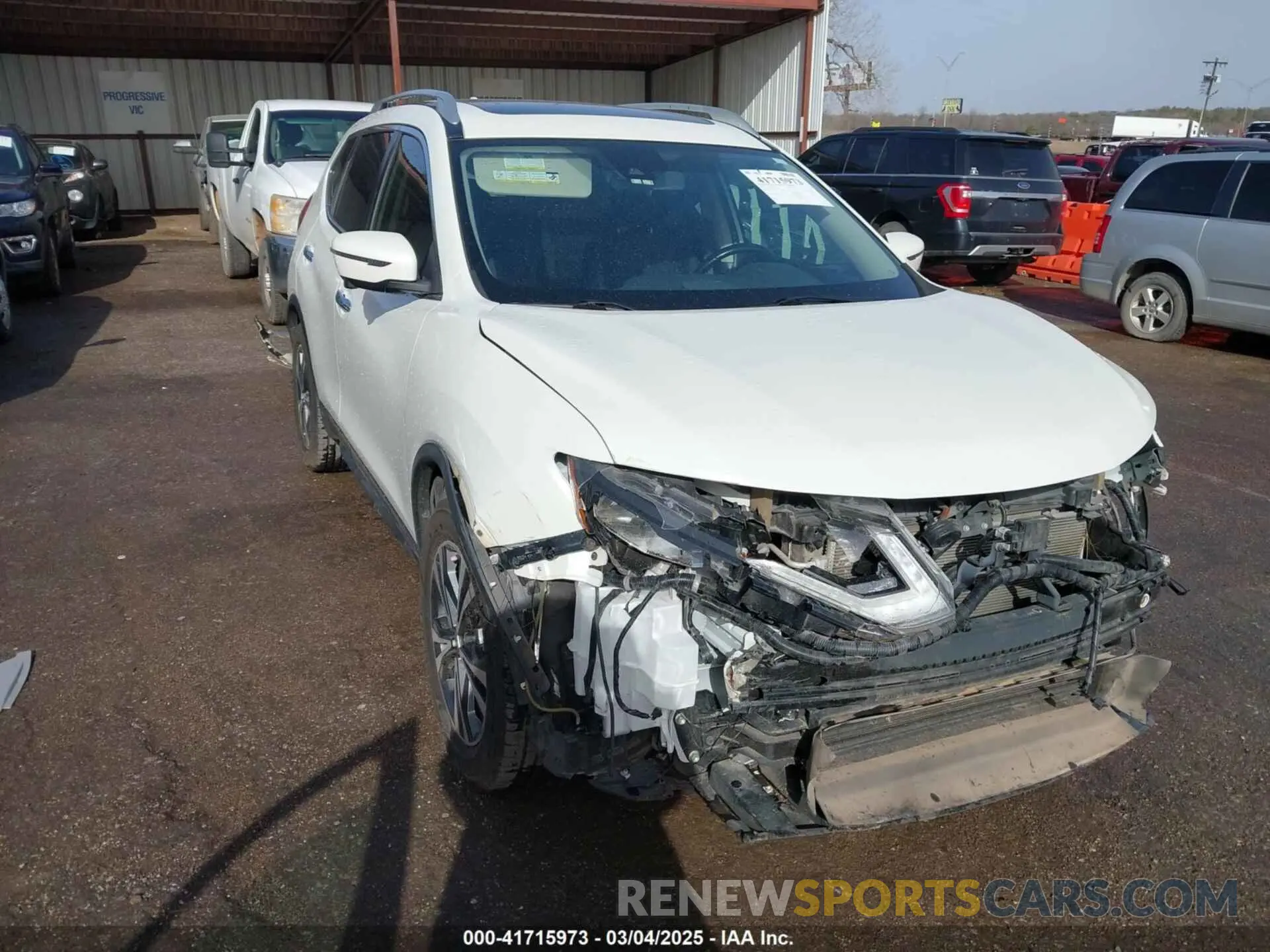 1 Photograph of a damaged car JN8AT2MT5LW035697 NISSAN ROGUE 2020