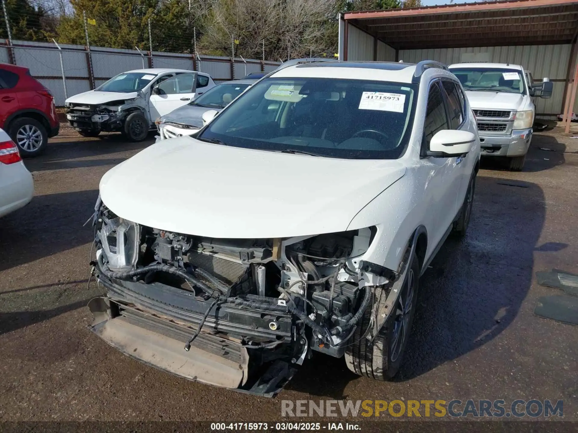 2 Photograph of a damaged car JN8AT2MT5LW035697 NISSAN ROGUE 2020