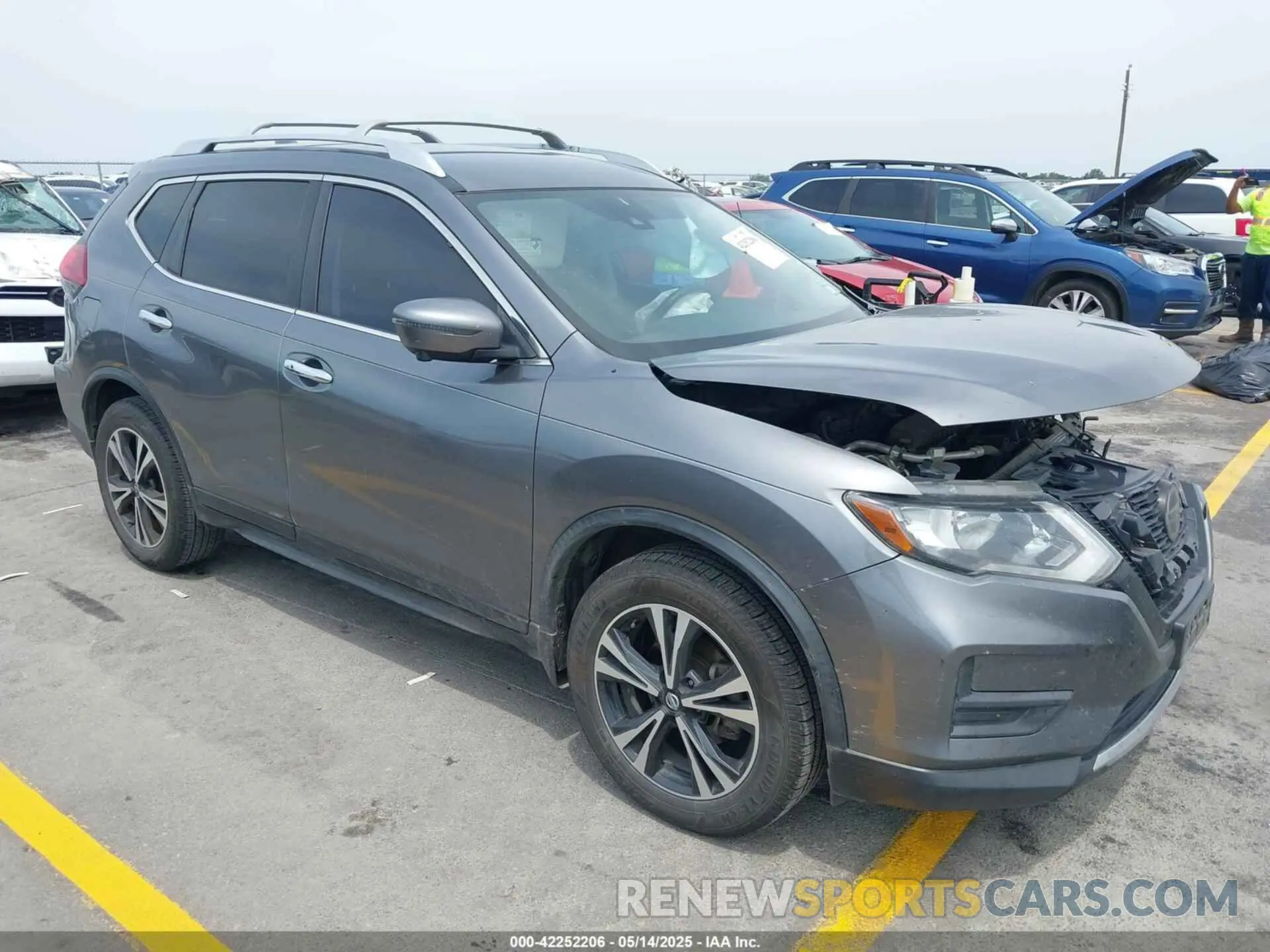 1 Photograph of a damaged car JN8AT2MT6LW000585 NISSAN ROGUE 2020
