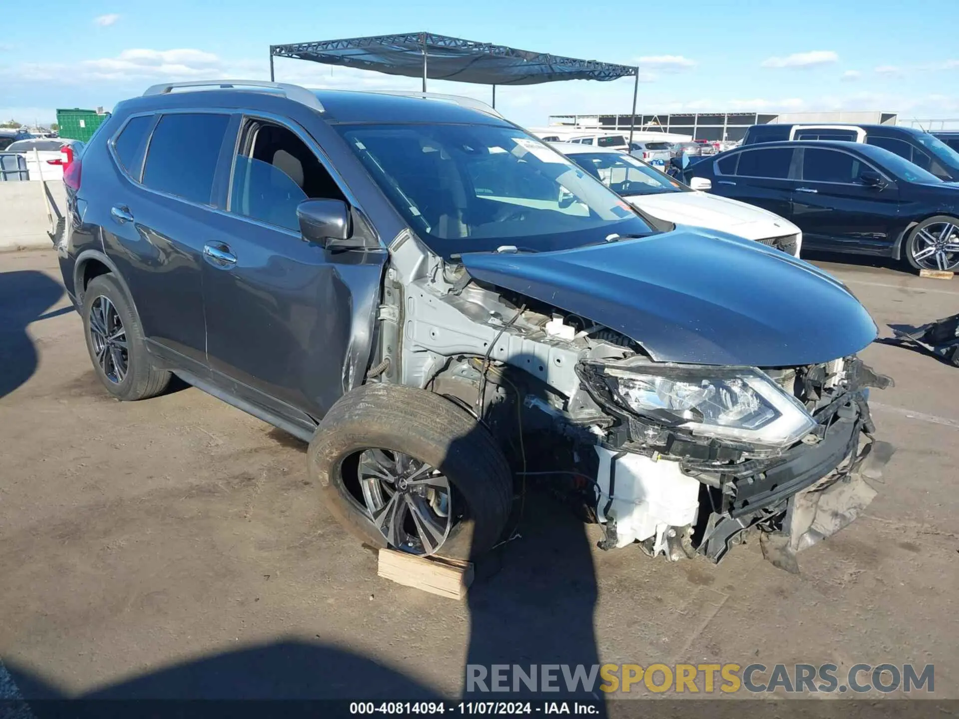 1 Photograph of a damaged car JN8AT2MT6LW012204 NISSAN ROGUE 2020