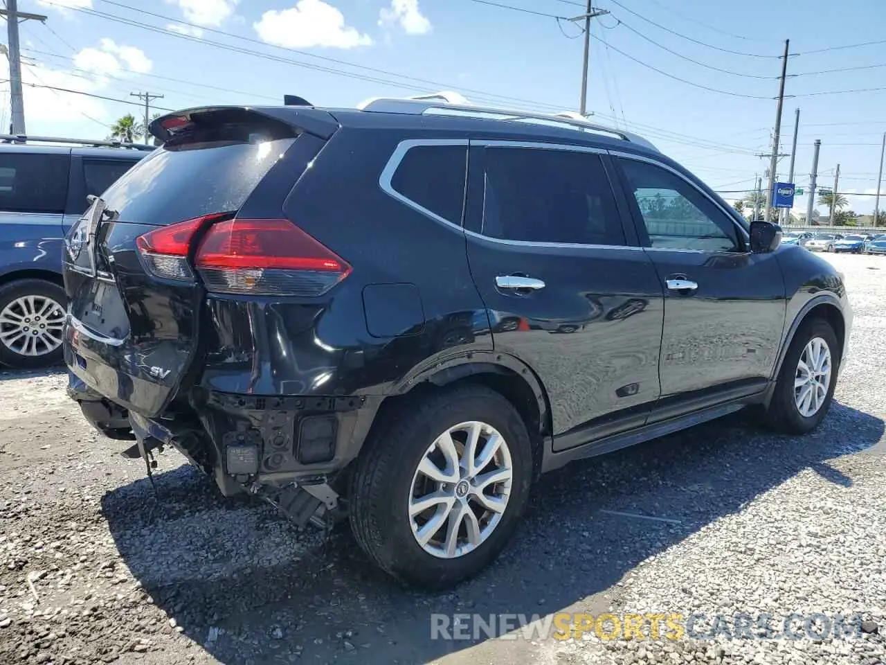 3 Photograph of a damaged car JN8AT2MT6LW012977 NISSAN ROGUE 2020