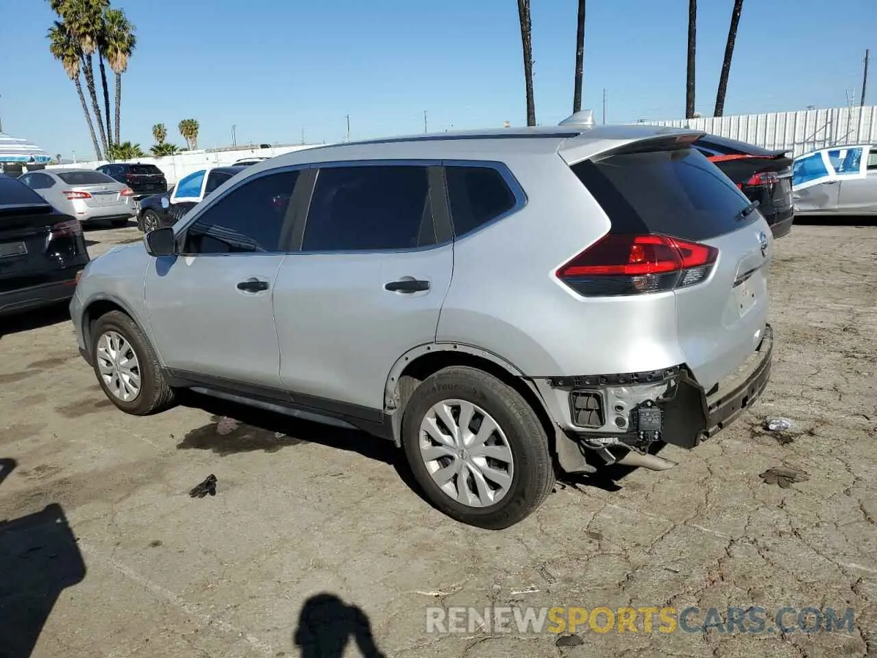 2 Photograph of a damaged car JN8AT2MT6LW032162 NISSAN ROGUE 2020