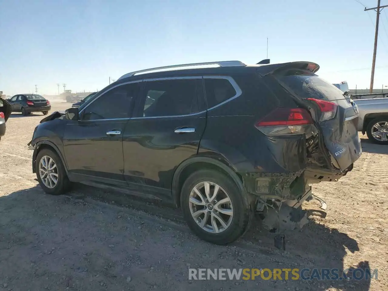 2 Photograph of a damaged car JN8AT2MT6LW041976 NISSAN ROGUE 2020
