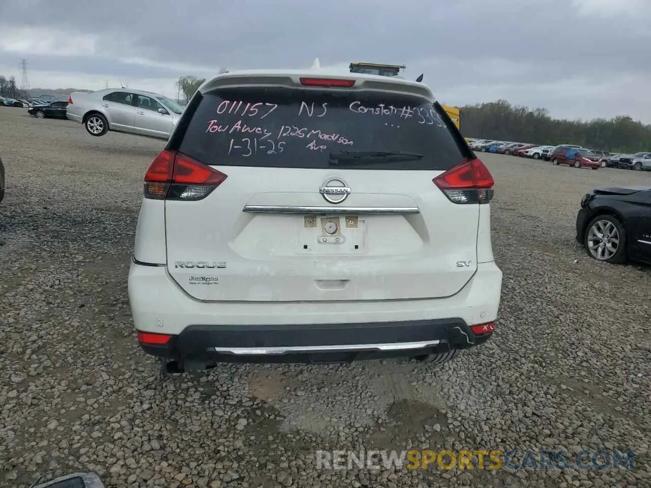 6 Photograph of a damaged car JN8AT2MT7LW011157 NISSAN ROGUE 2020