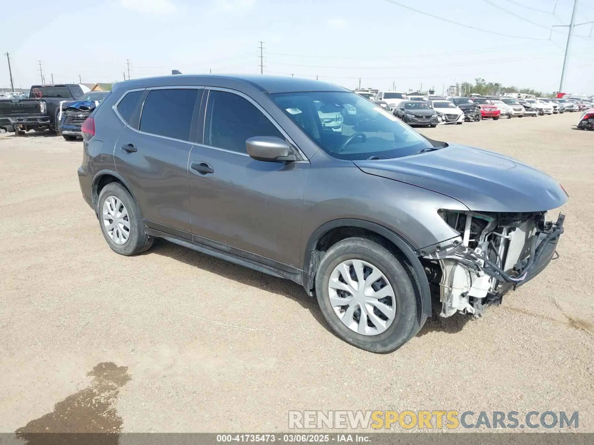 1 Photograph of a damaged car JN8AT2MT8LW003987 NISSAN ROGUE 2020