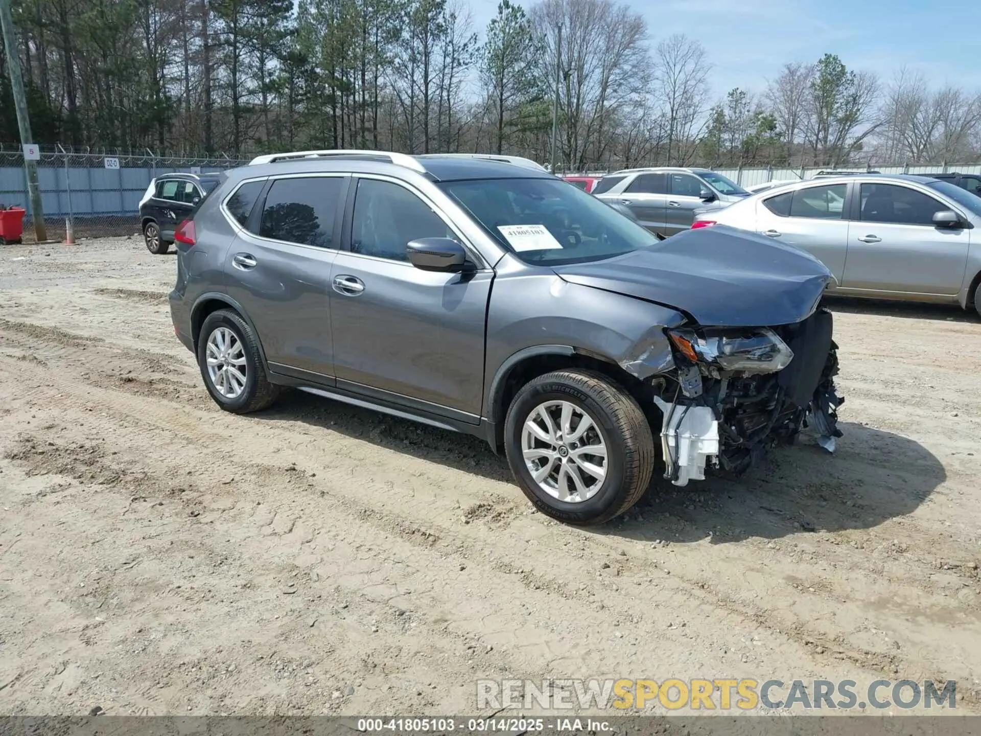 1 Photograph of a damaged car JN8AT2MT8LW016660 NISSAN ROGUE 2020