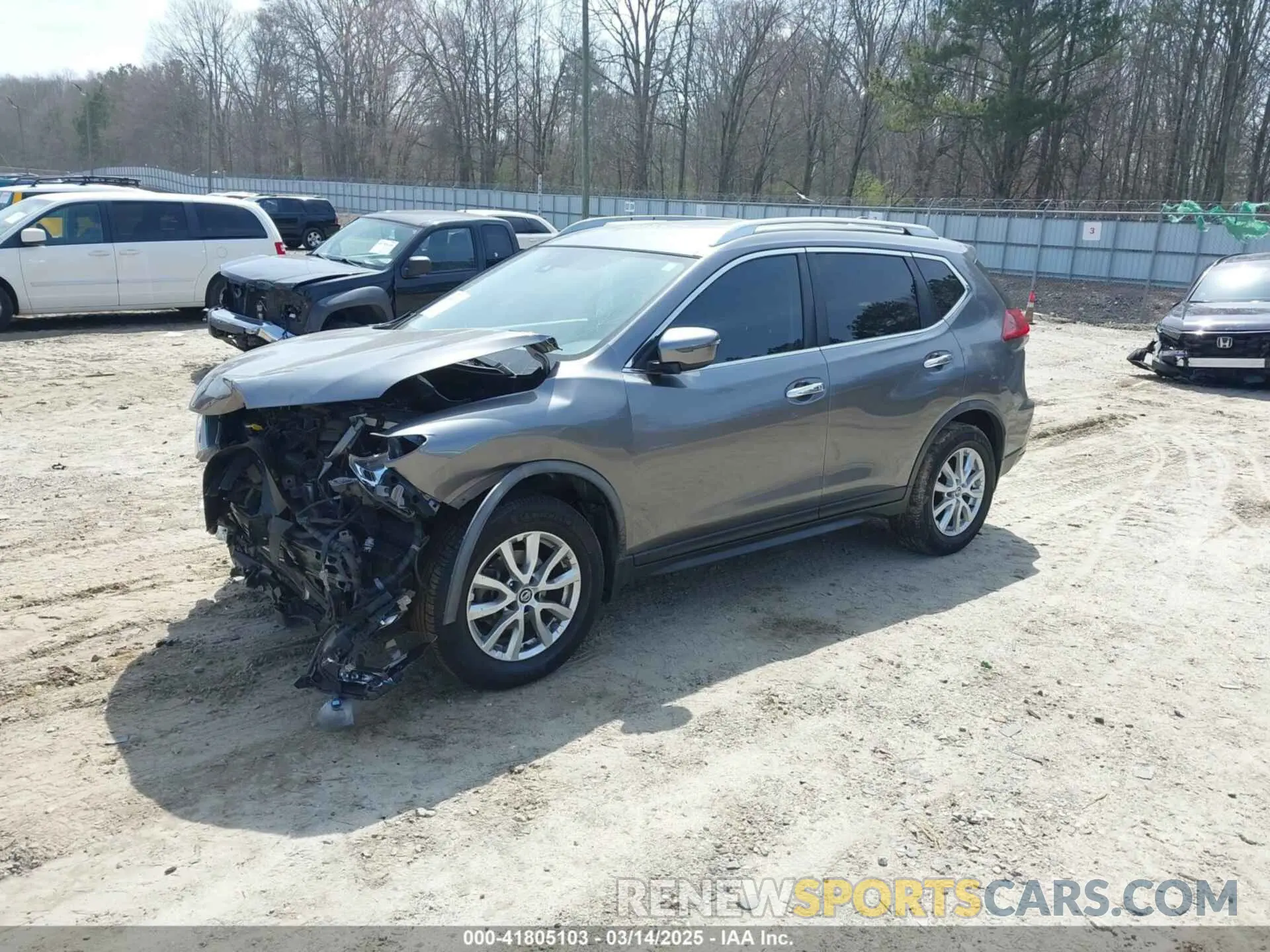 2 Photograph of a damaged car JN8AT2MT8LW016660 NISSAN ROGUE 2020