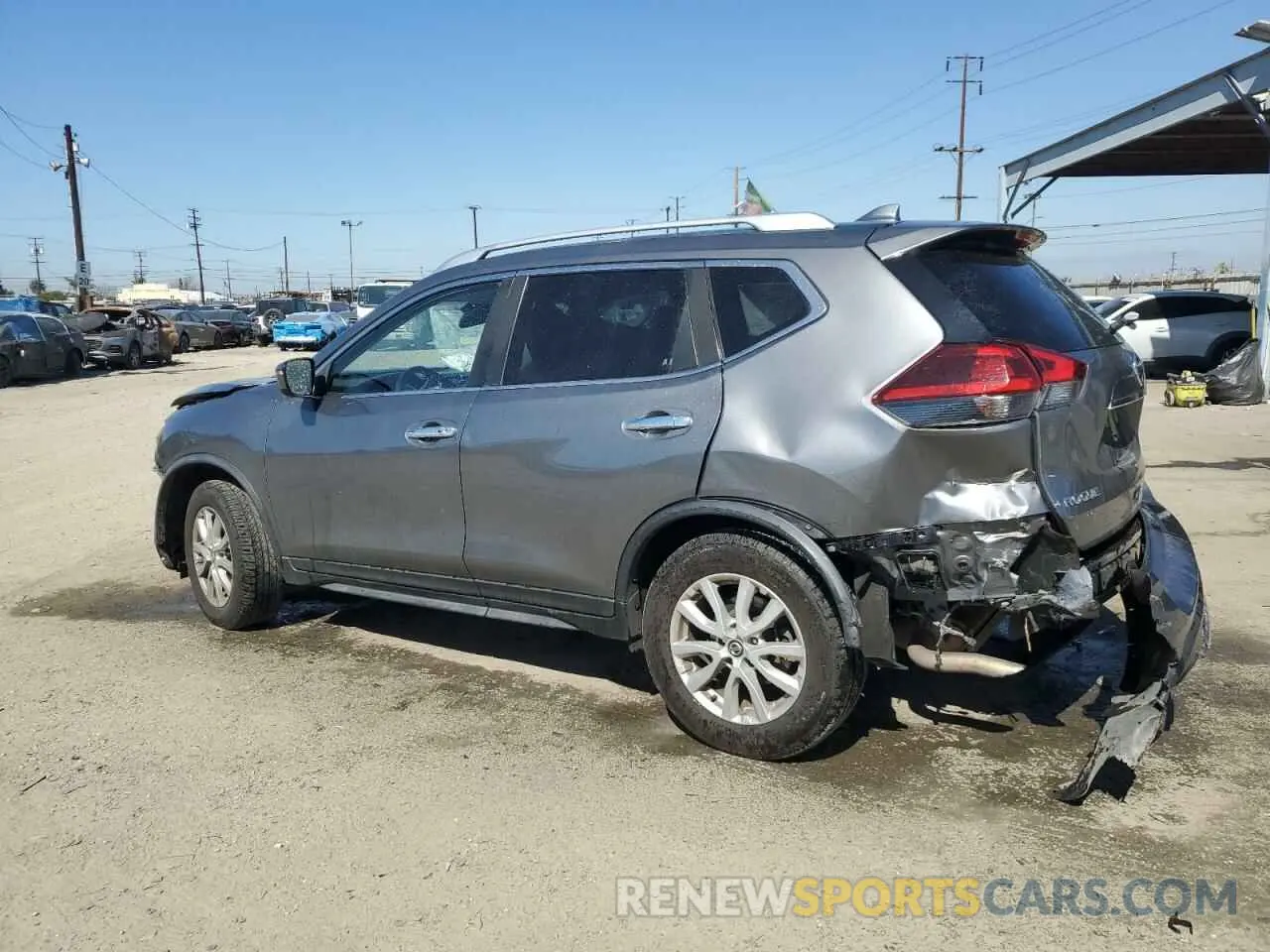 2 Photograph of a damaged car JN8AT2MT8LW039324 NISSAN ROGUE 2020