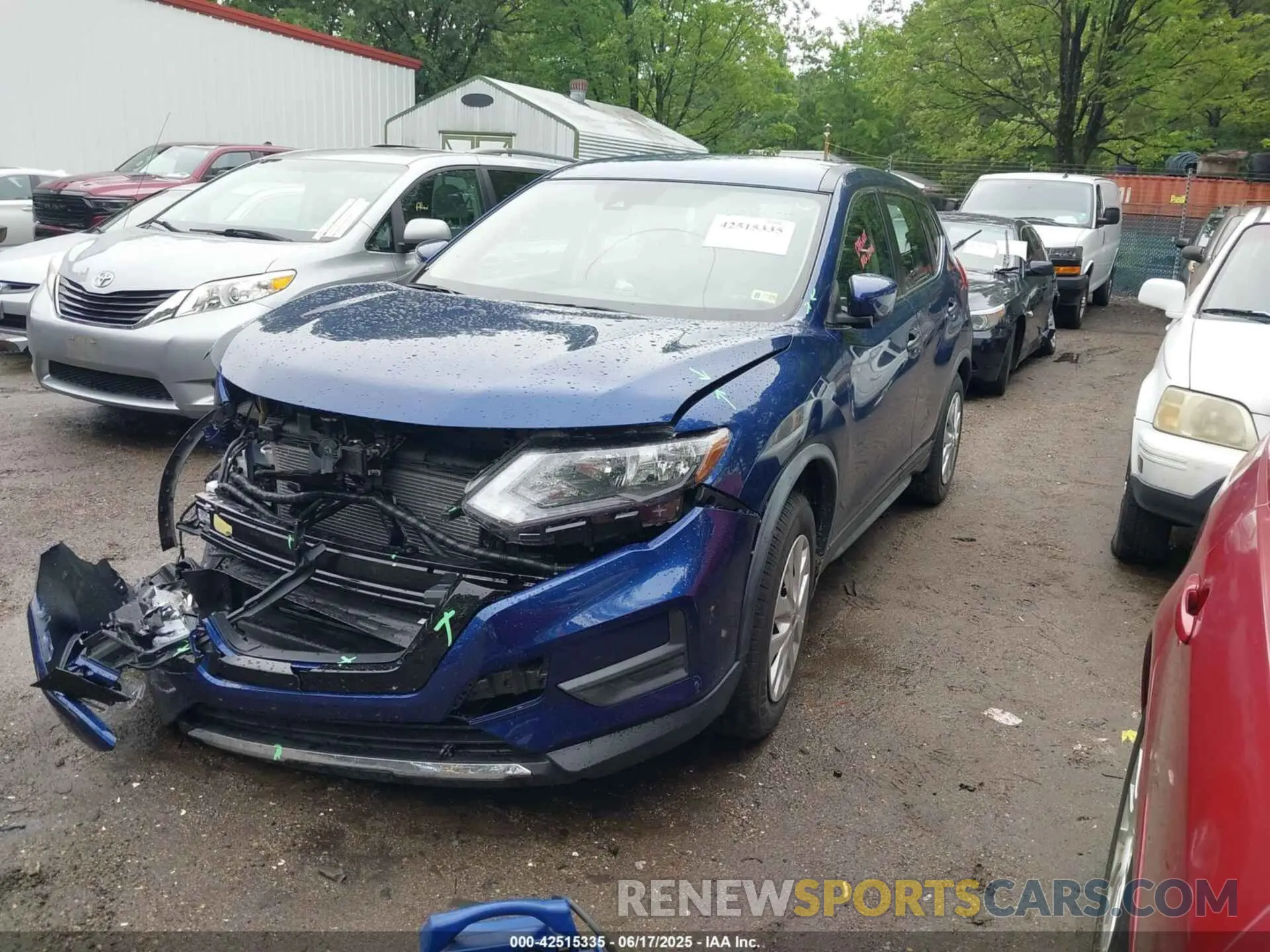 2 Photograph of a damaged car JN8AT2MT9LW035539 NISSAN ROGUE 2020