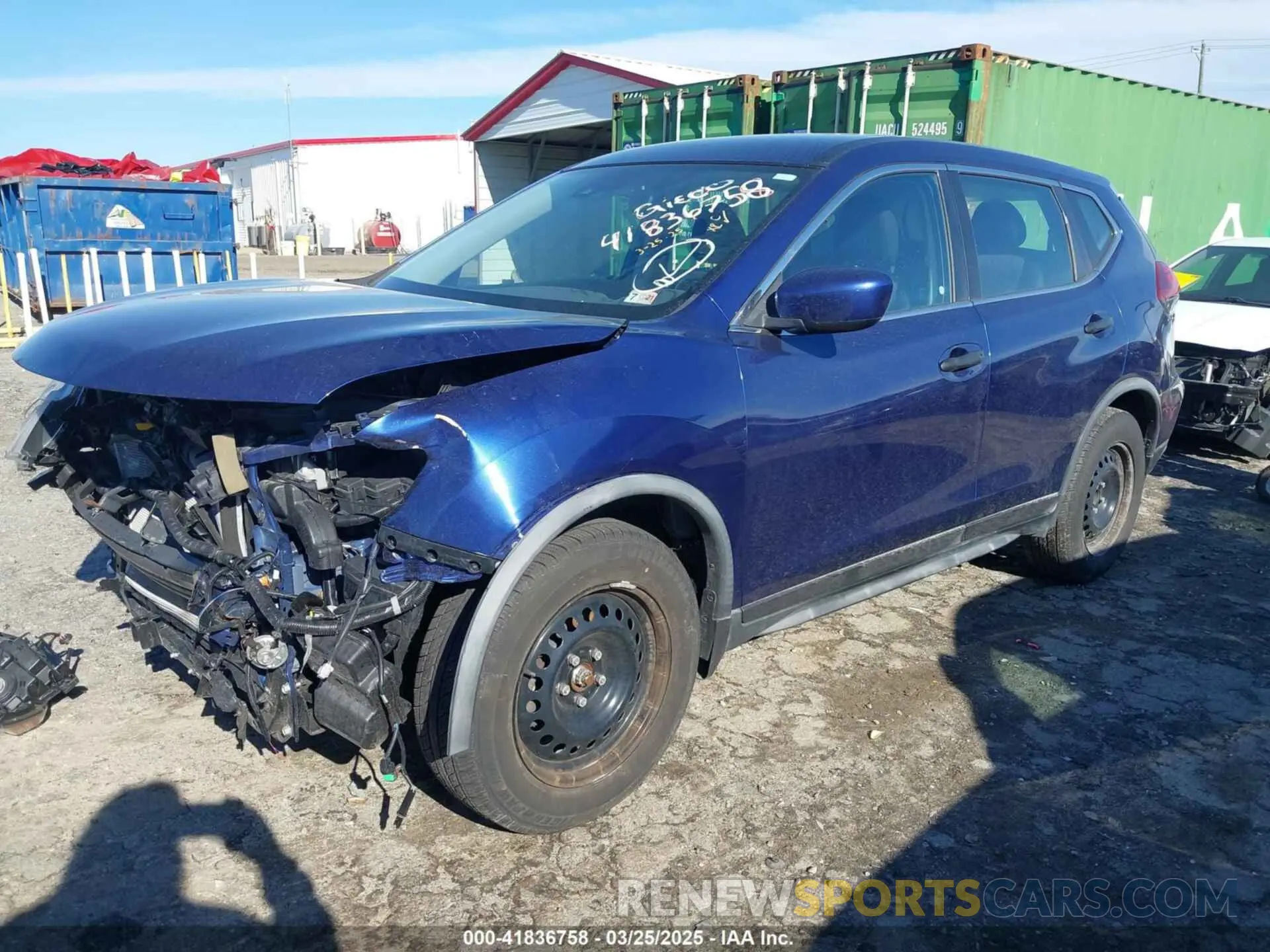 2 Photograph of a damaged car JN8AT2MTXLW006616 NISSAN ROGUE 2020