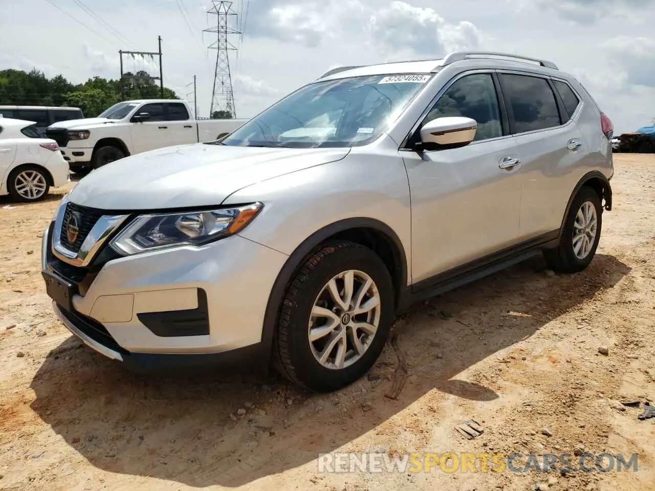 1 Photograph of a damaged car JN8AT2MTXLW009600 NISSAN ROGUE 2020
