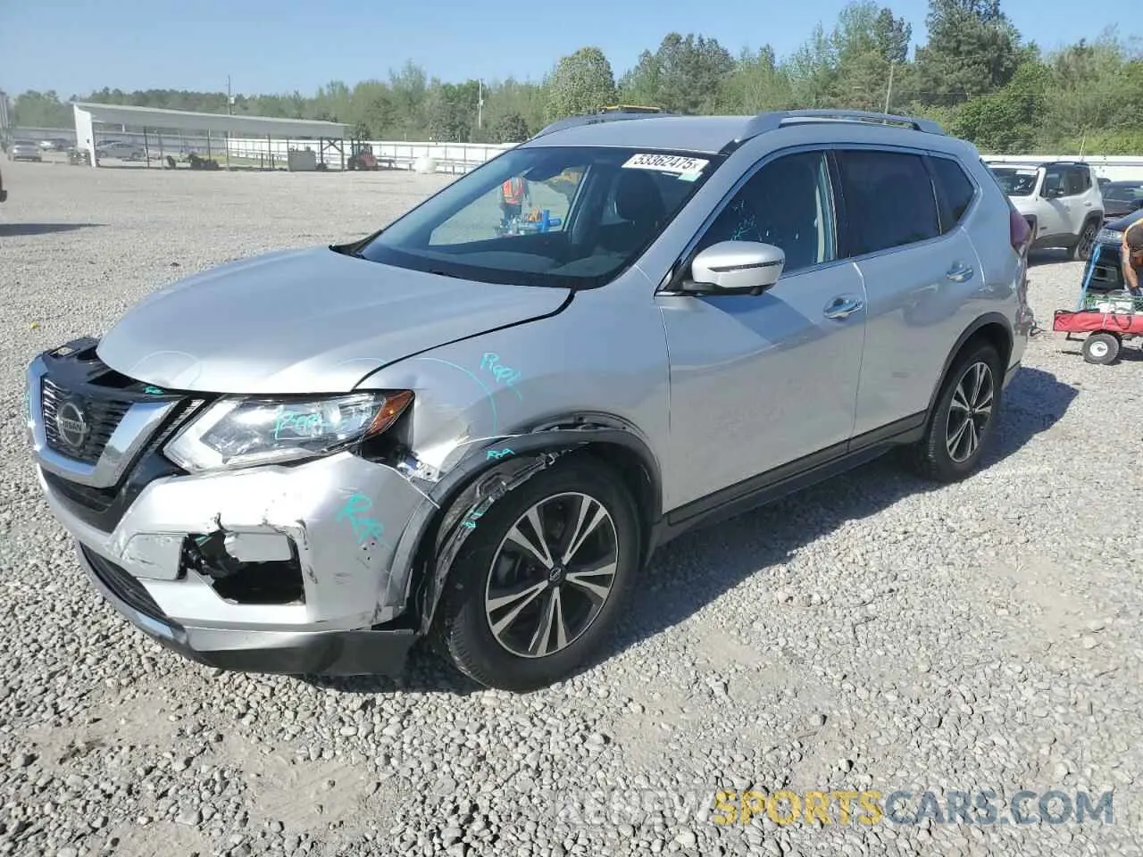 1 Photograph of a damaged car JN8AT2MTXLW014120 NISSAN ROGUE 2020