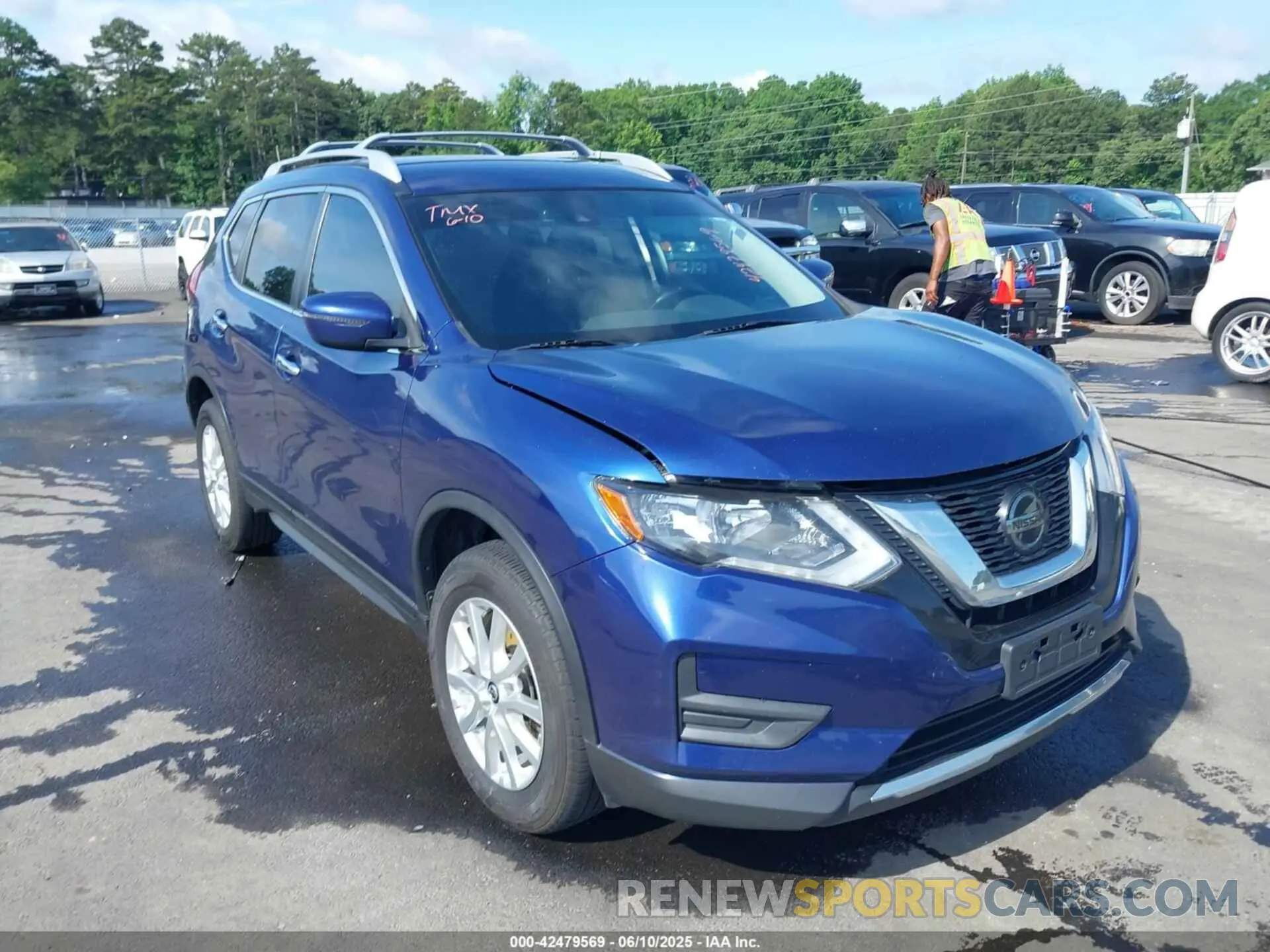 1 Photograph of a damaged car JN8AT2MV0LW133182 NISSAN ROGUE 2020