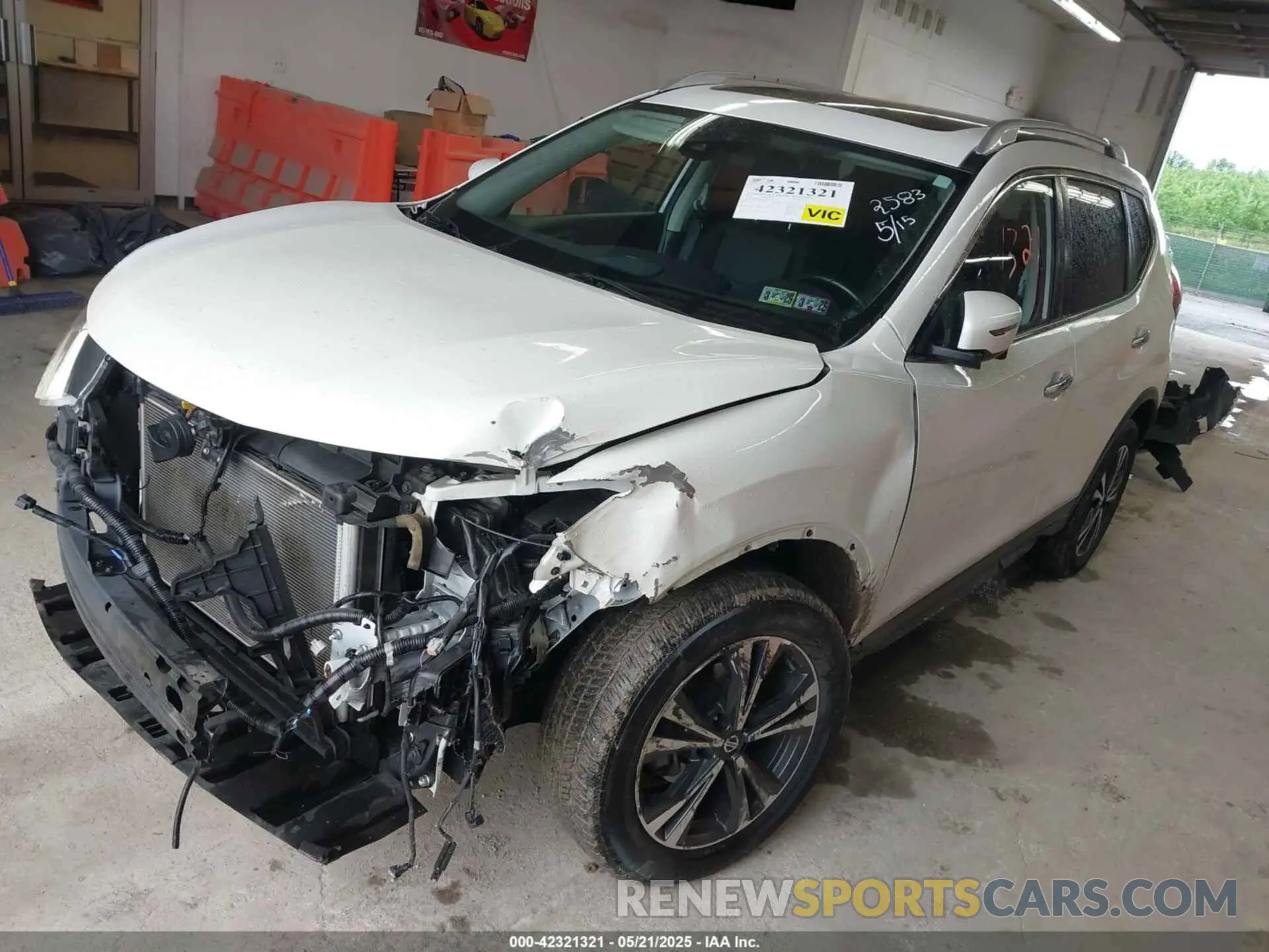 2 Photograph of a damaged car JN8AT2MV1LW112583 NISSAN ROGUE 2020