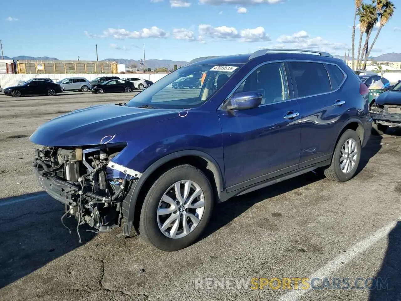 1 Photograph of a damaged car JN8AT2MV2LW103763 NISSAN ROGUE 2020
