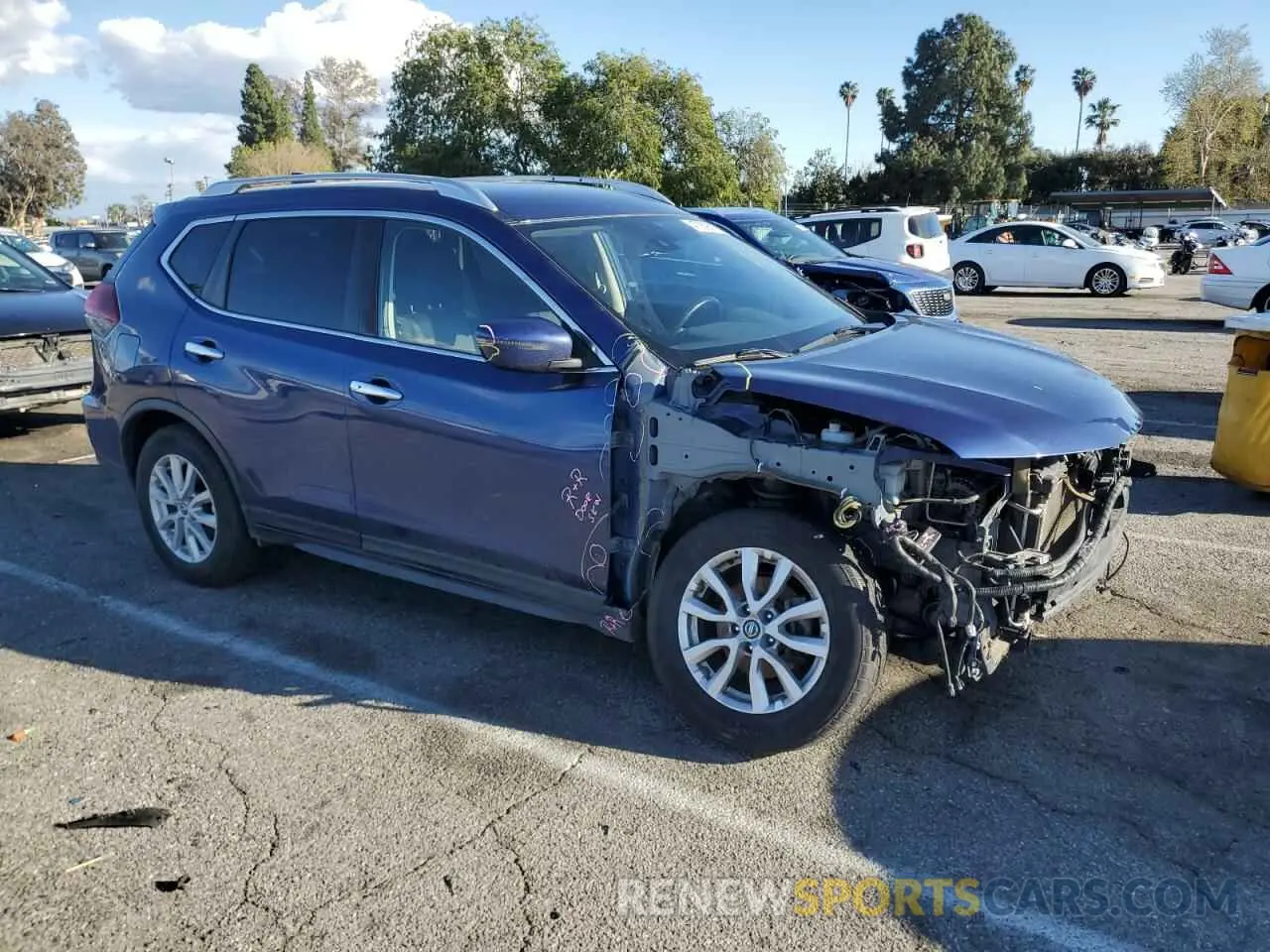 4 Photograph of a damaged car JN8AT2MV2LW103763 NISSAN ROGUE 2020