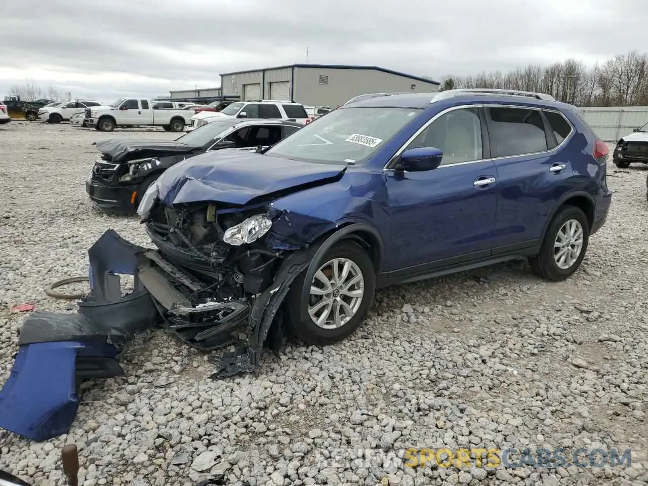 1 Photograph of a damaged car JN8AT2MV2LW104167 NISSAN ROGUE 2020