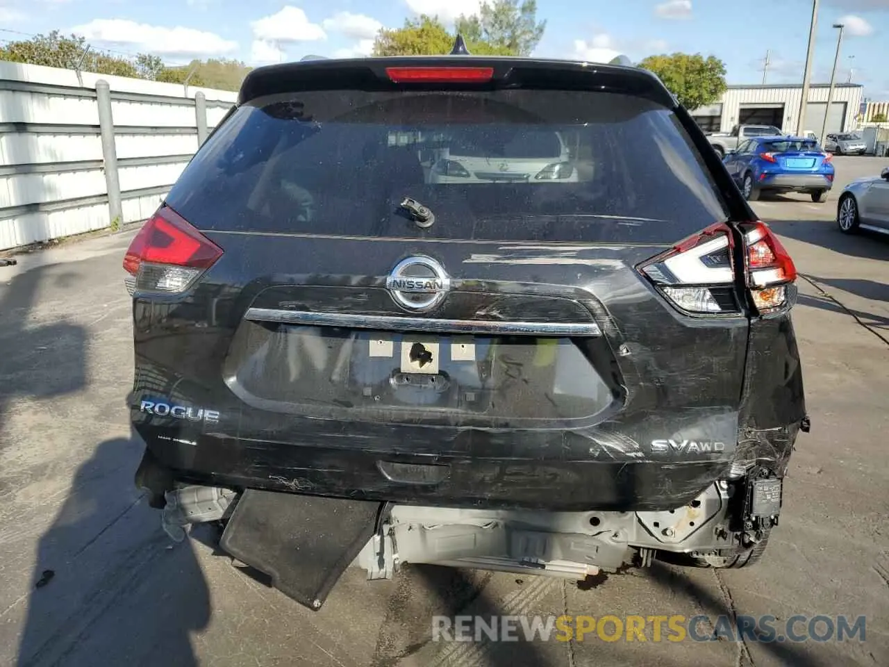 6 Photograph of a damaged car JN8AT2MV2LW117436 NISSAN ROGUE 2020