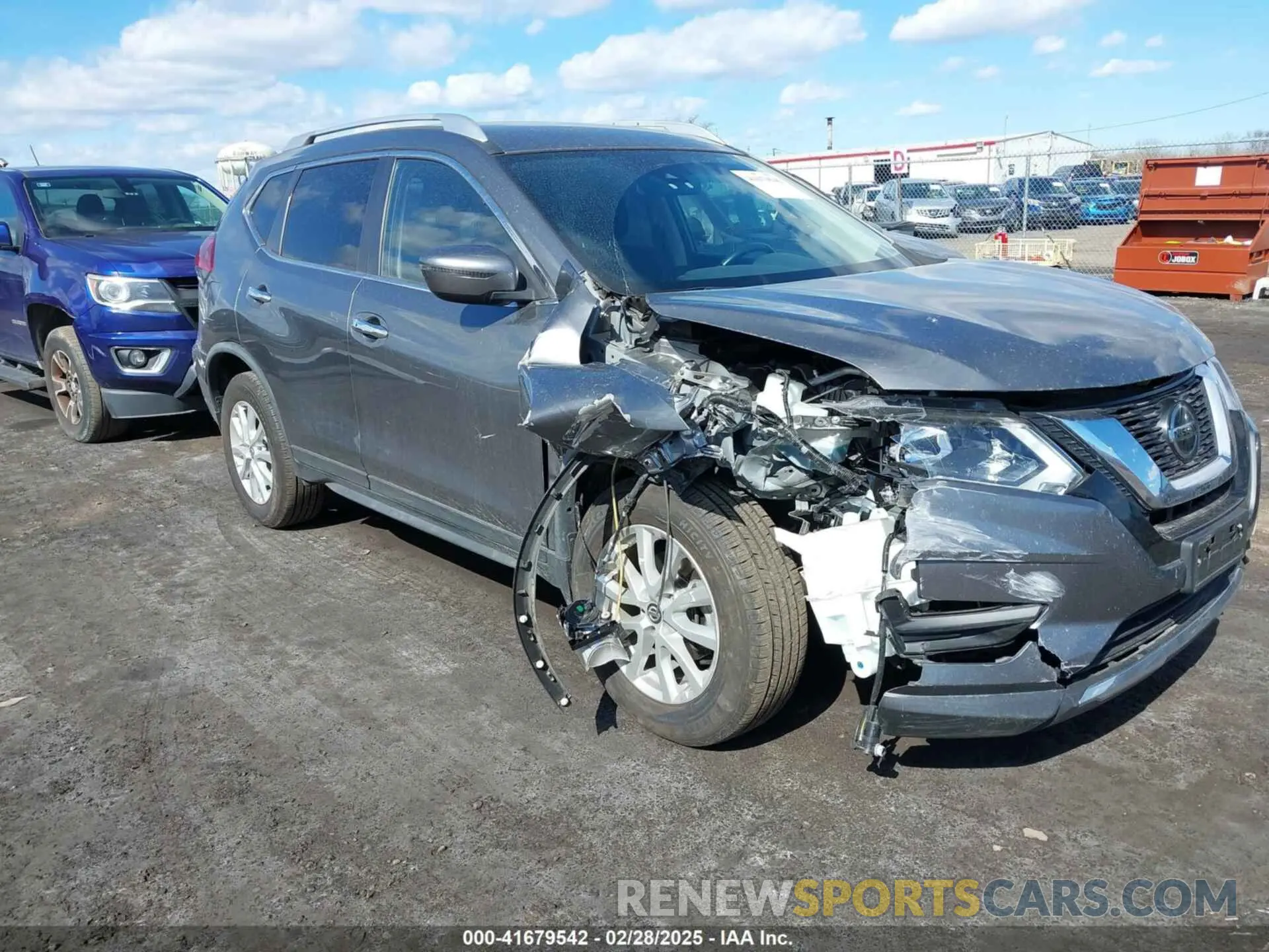 1 Photograph of a damaged car JN8AT2MV2LW122085 NISSAN ROGUE 2020