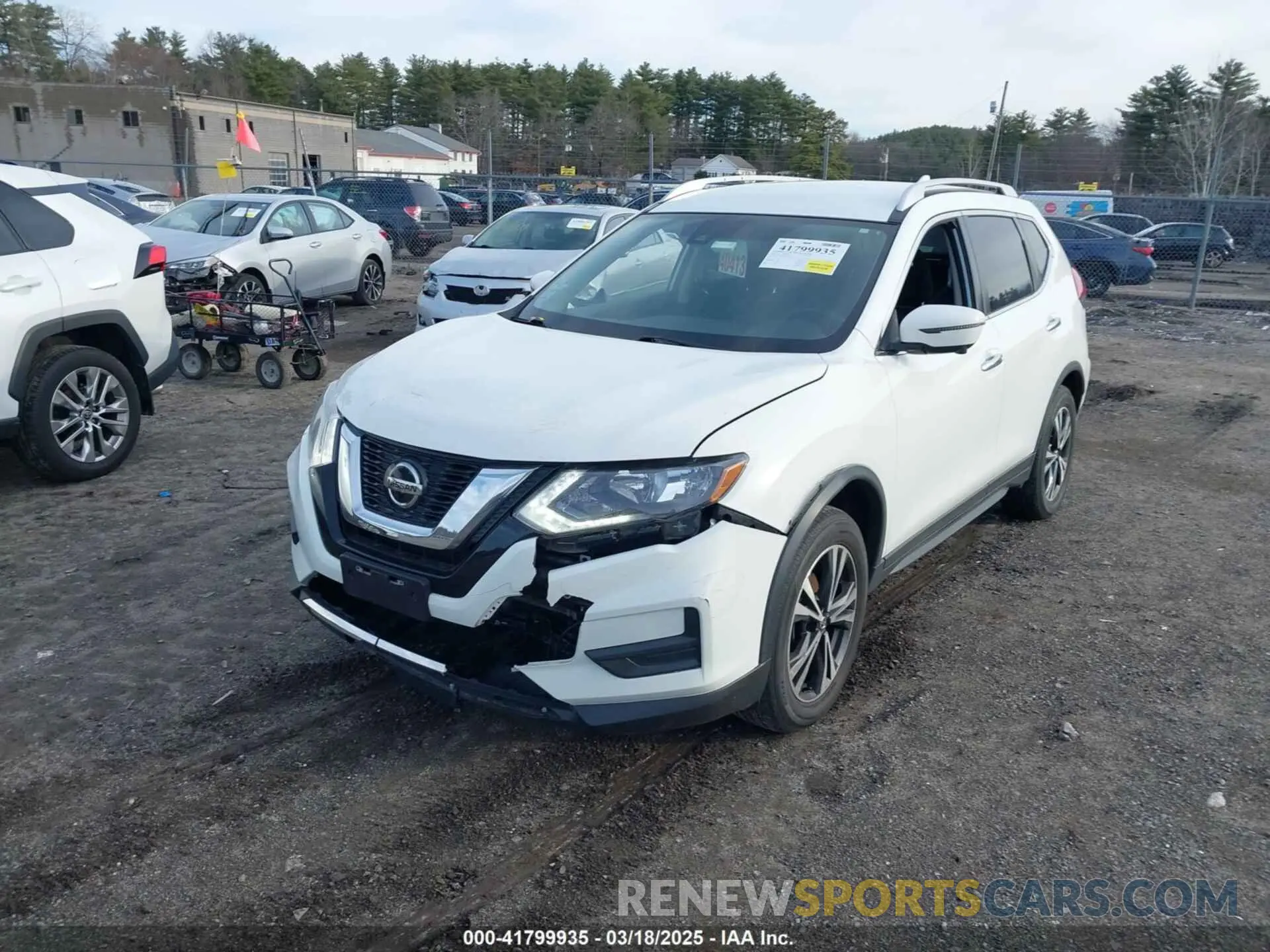 2 Photograph of a damaged car JN8AT2MV2LW138240 NISSAN ROGUE 2020
