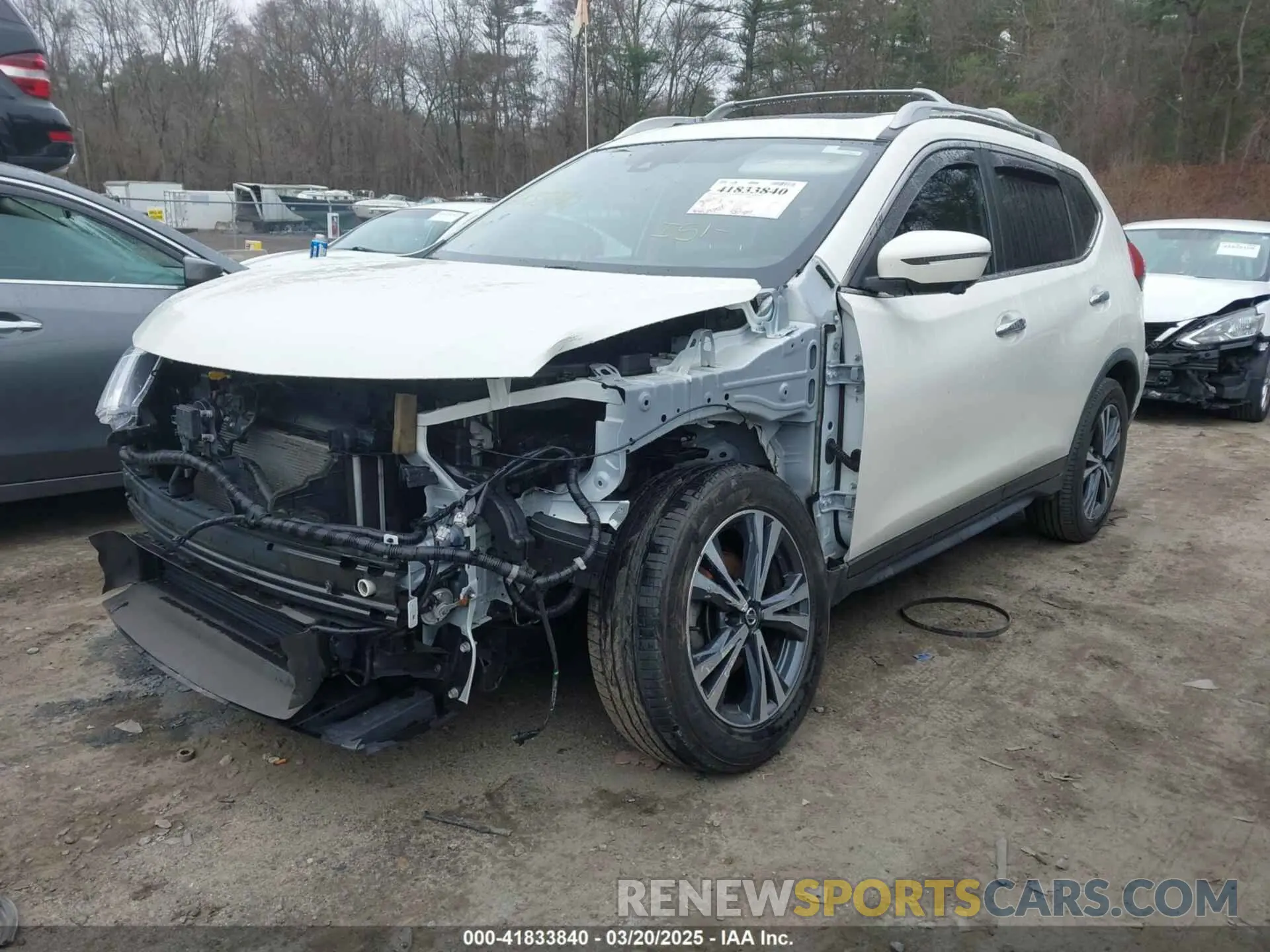 2 Photograph of a damaged car JN8AT2MV3LW106297 NISSAN ROGUE 2020