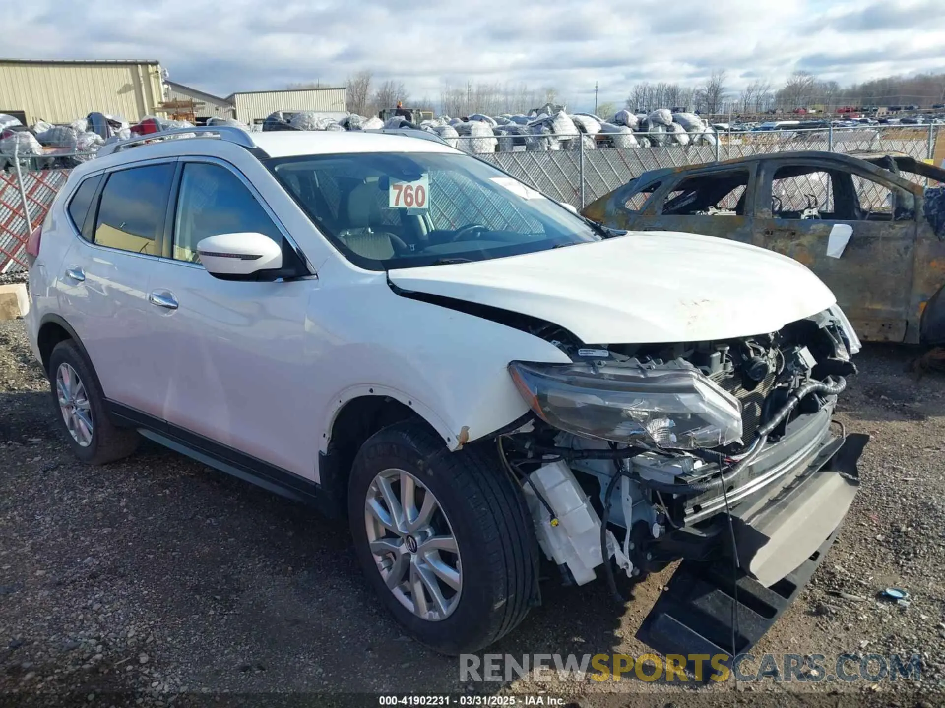1 Photograph of a damaged car JN8AT2MV3LW138117 NISSAN ROGUE 2020