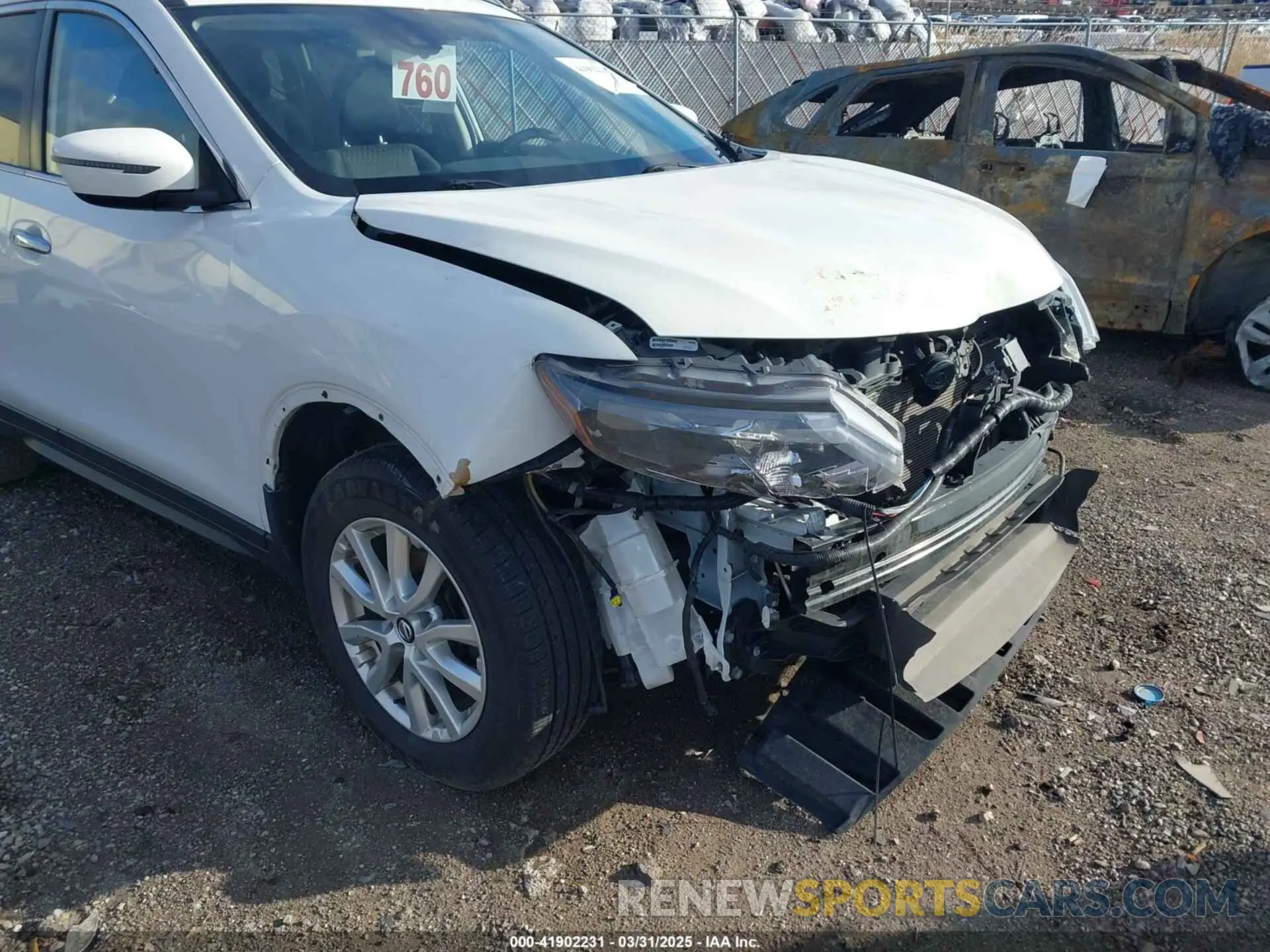 6 Photograph of a damaged car JN8AT2MV3LW138117 NISSAN ROGUE 2020