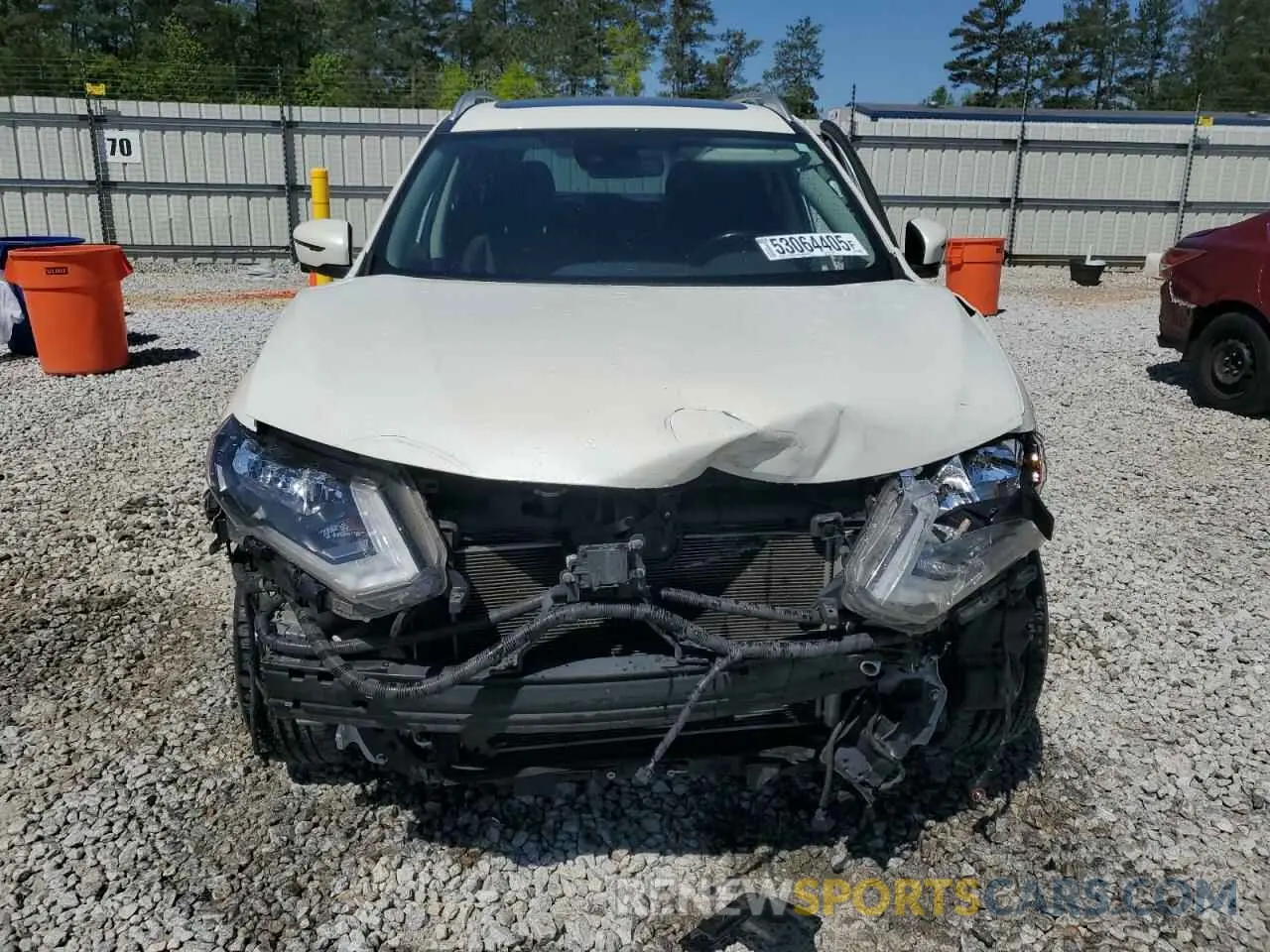 5 Photograph of a damaged car JN8AT2MV4LW108267 NISSAN ROGUE 2020