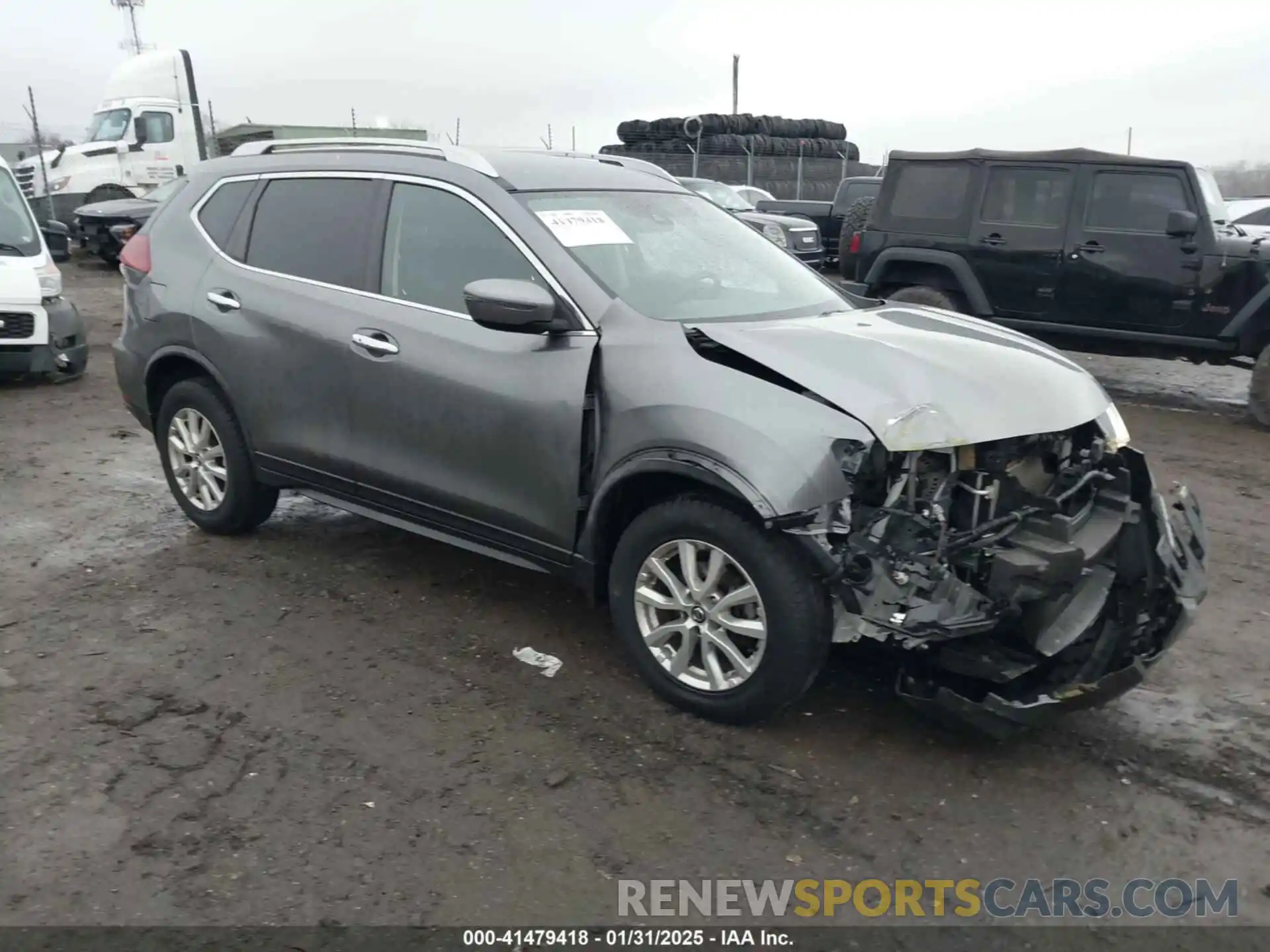 1 Photograph of a damaged car JN8AT2MV6LW121795 NISSAN ROGUE 2020