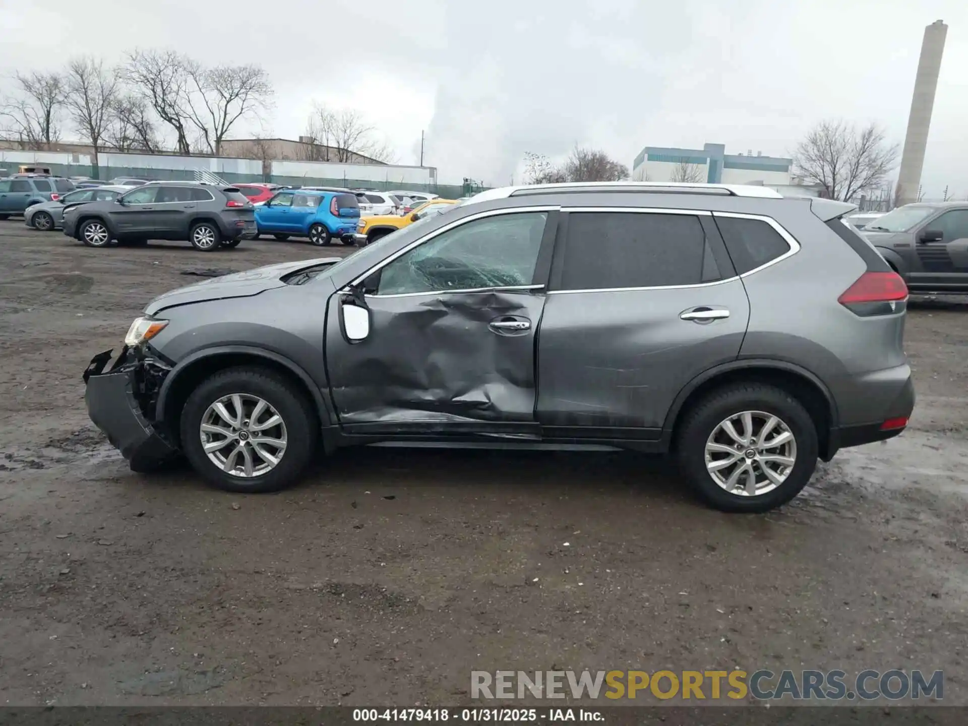 14 Photograph of a damaged car JN8AT2MV6LW121795 NISSAN ROGUE 2020