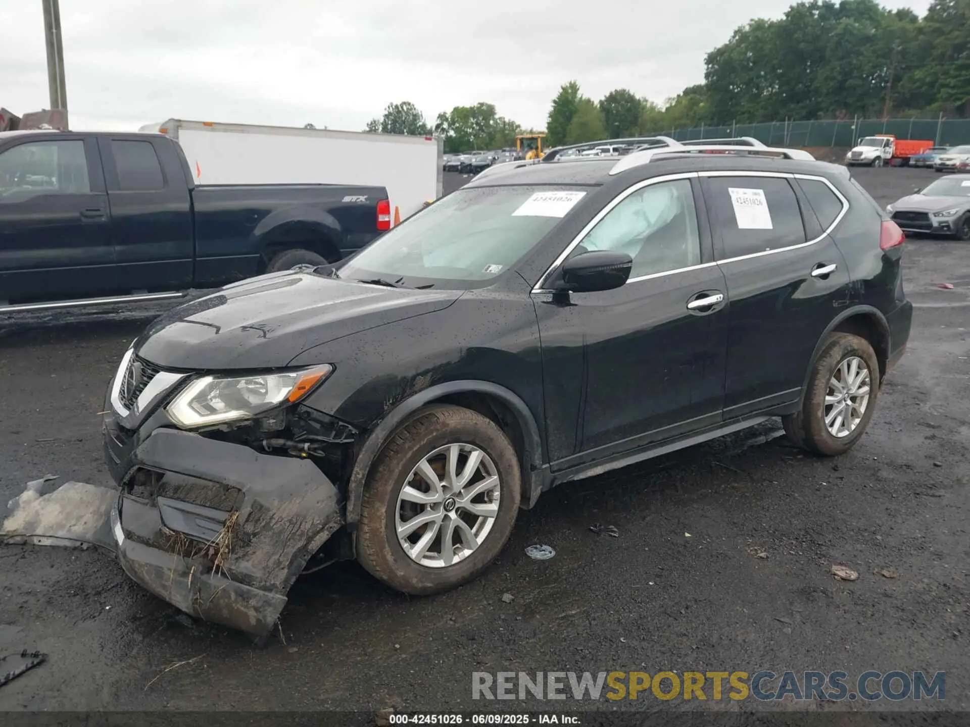 2 Photograph of a damaged car JN8AT2MV6LW133994 NISSAN ROGUE 2020