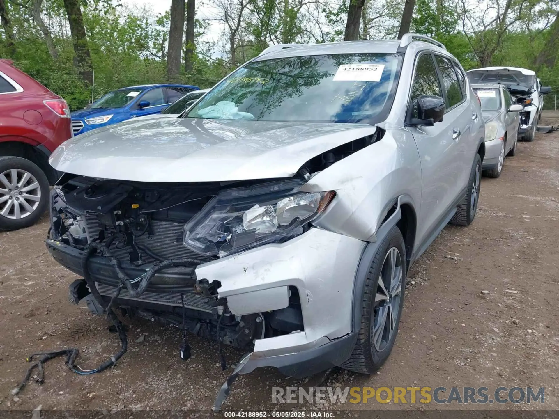 2 Photograph of a damaged car JN8AT2MV7LW134197 NISSAN ROGUE 2020
