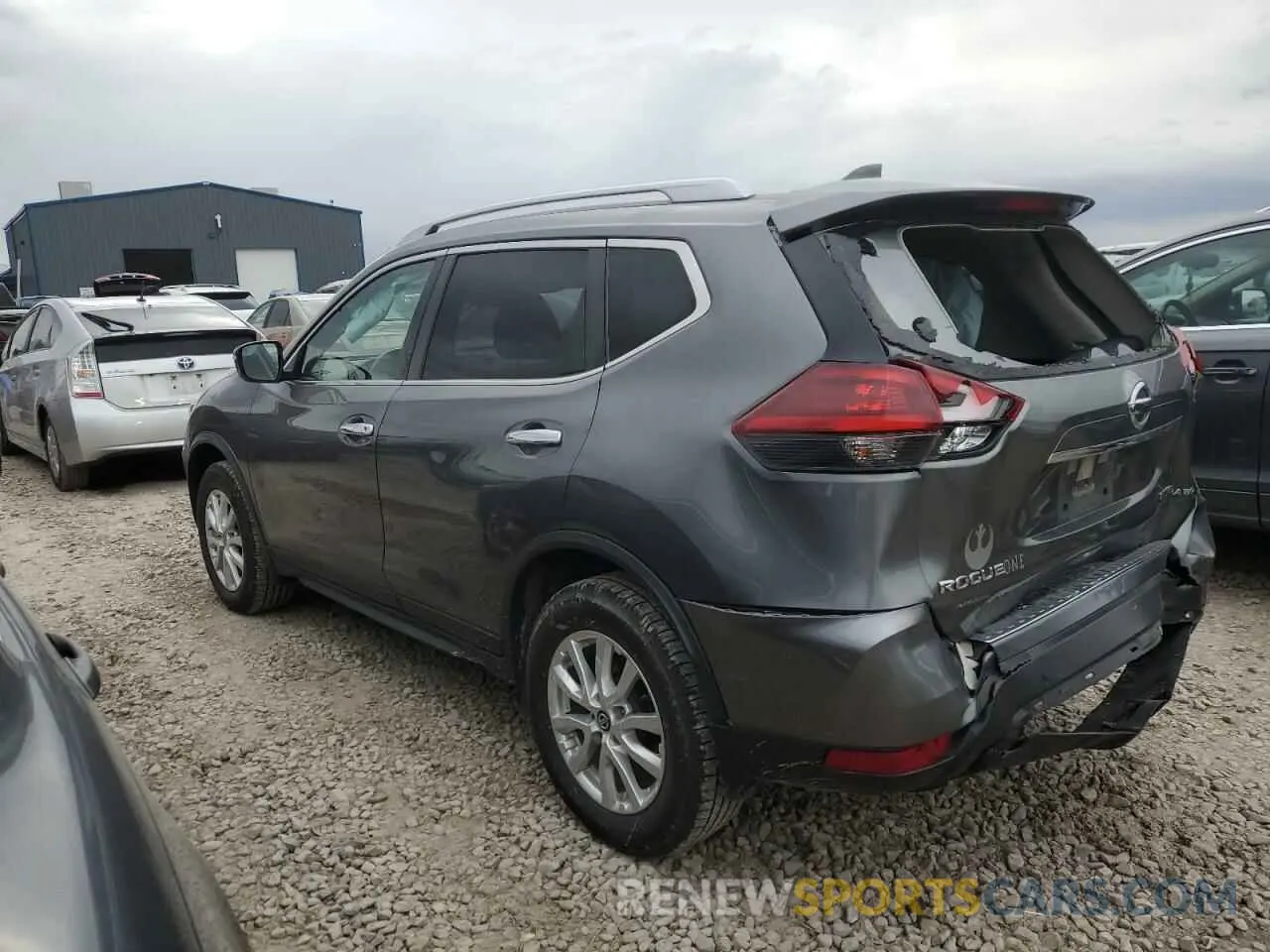 2 Photograph of a damaged car JN8AT2MV7LW135429 NISSAN ROGUE 2020