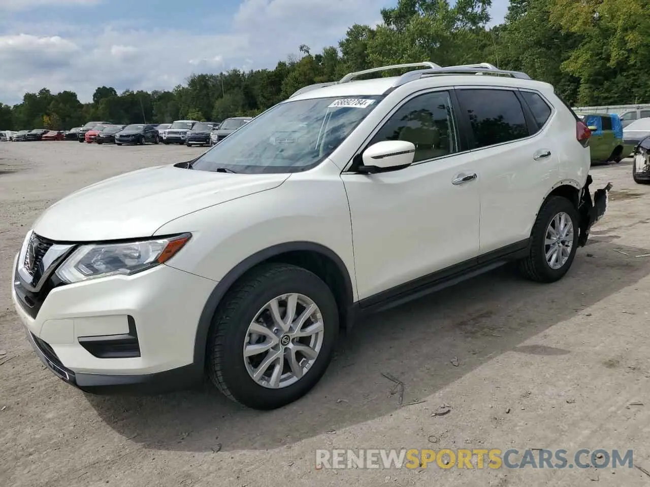 1 Photograph of a damaged car JN8AT2MV7LW136967 NISSAN ROGUE 2020