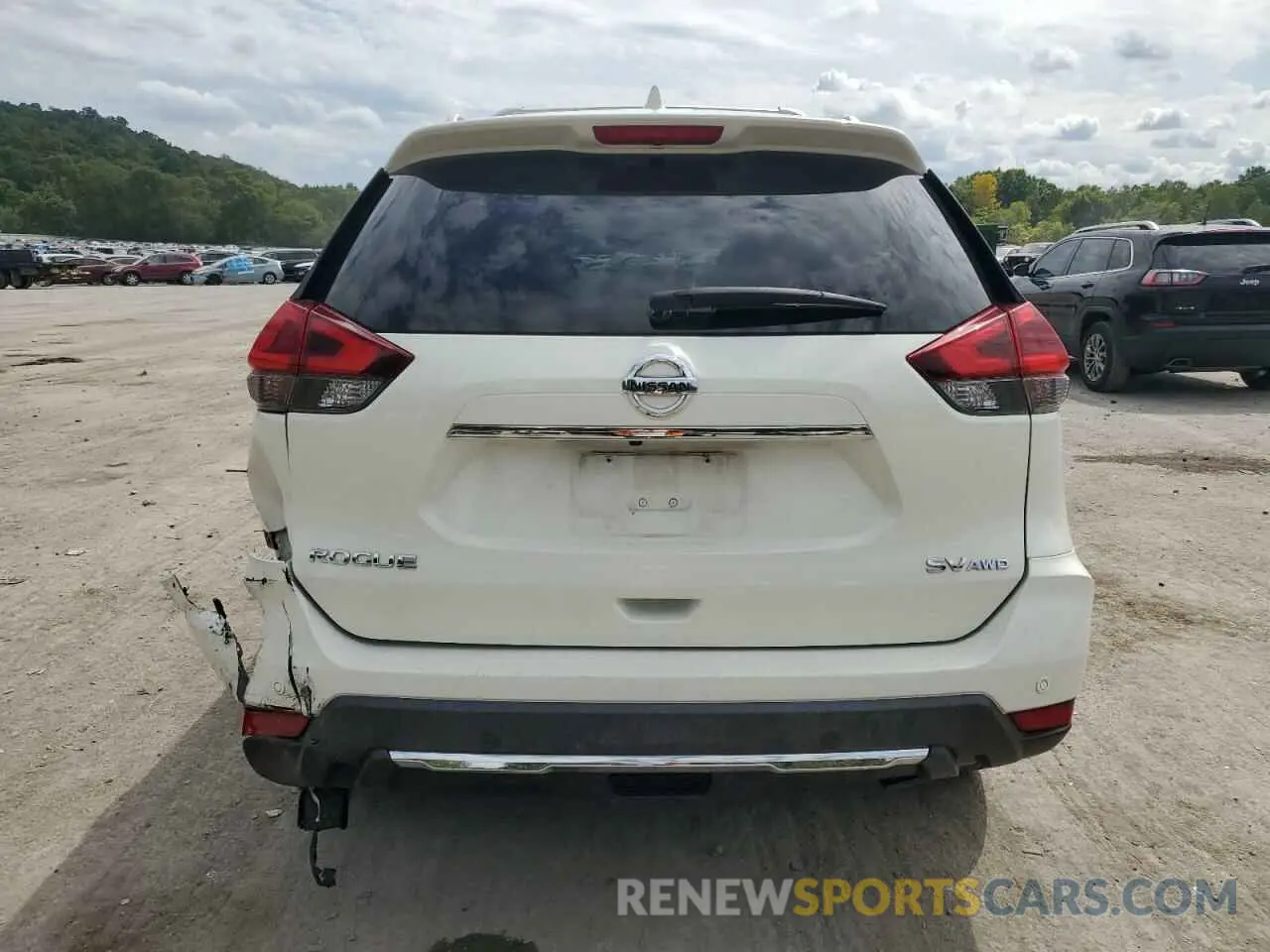 6 Photograph of a damaged car JN8AT2MV7LW136967 NISSAN ROGUE 2020
