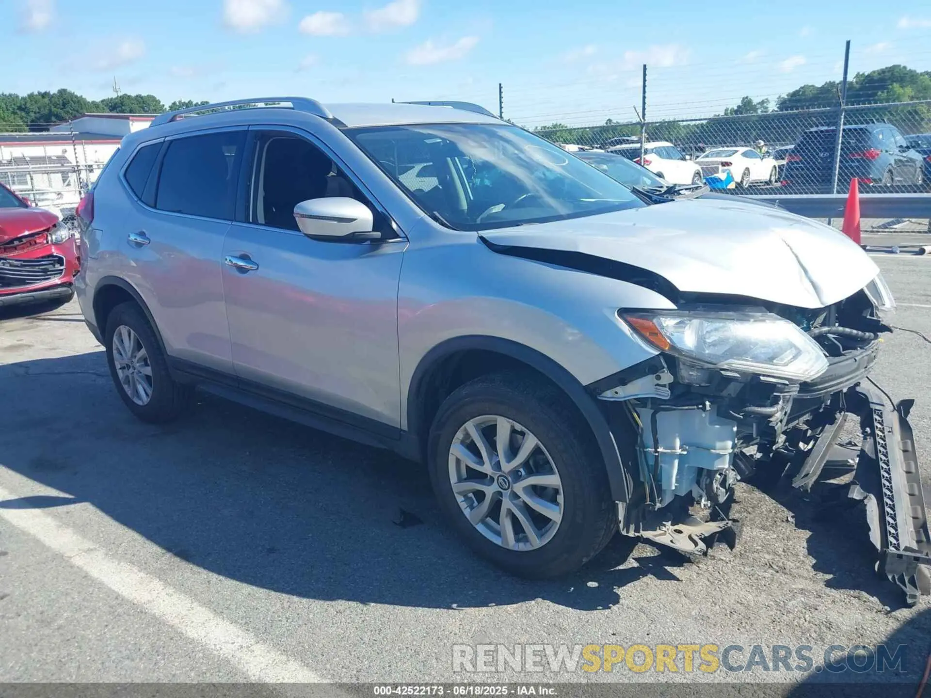 1 Photograph of a damaged car JN8AT2MV8LW104092 NISSAN ROGUE 2020