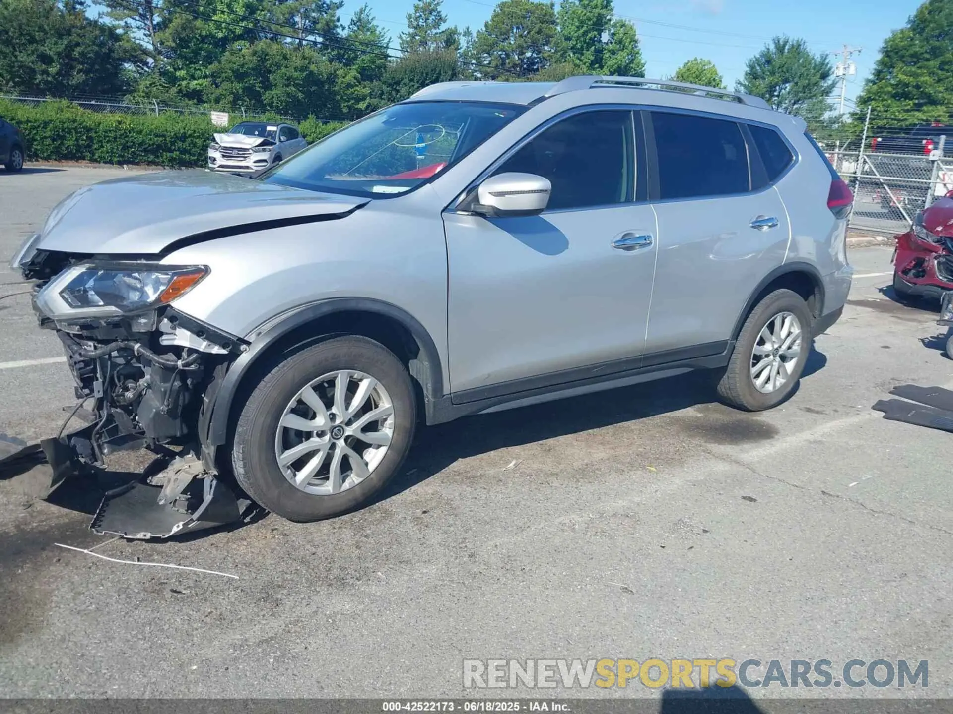 2 Photograph of a damaged car JN8AT2MV8LW104092 NISSAN ROGUE 2020