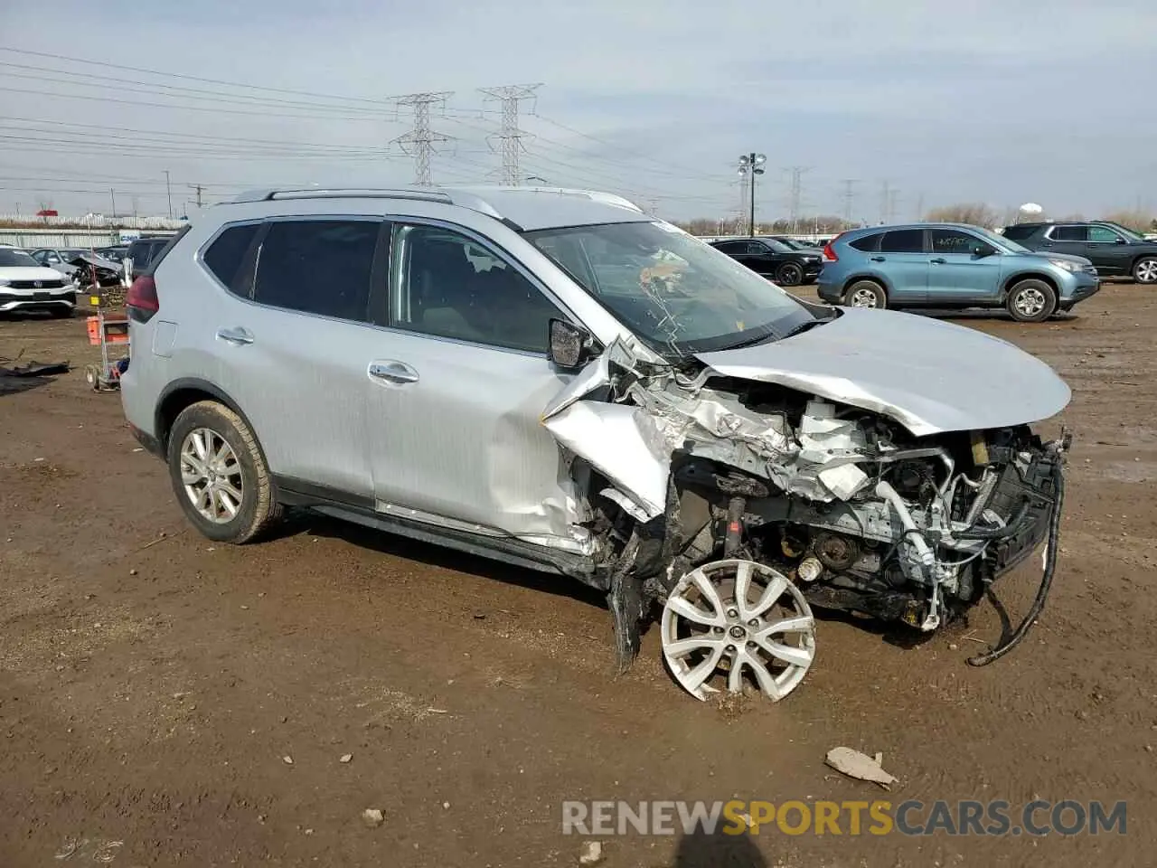 4 Photograph of a damaged car JN8AT2MV8LW139165 NISSAN ROGUE 2020