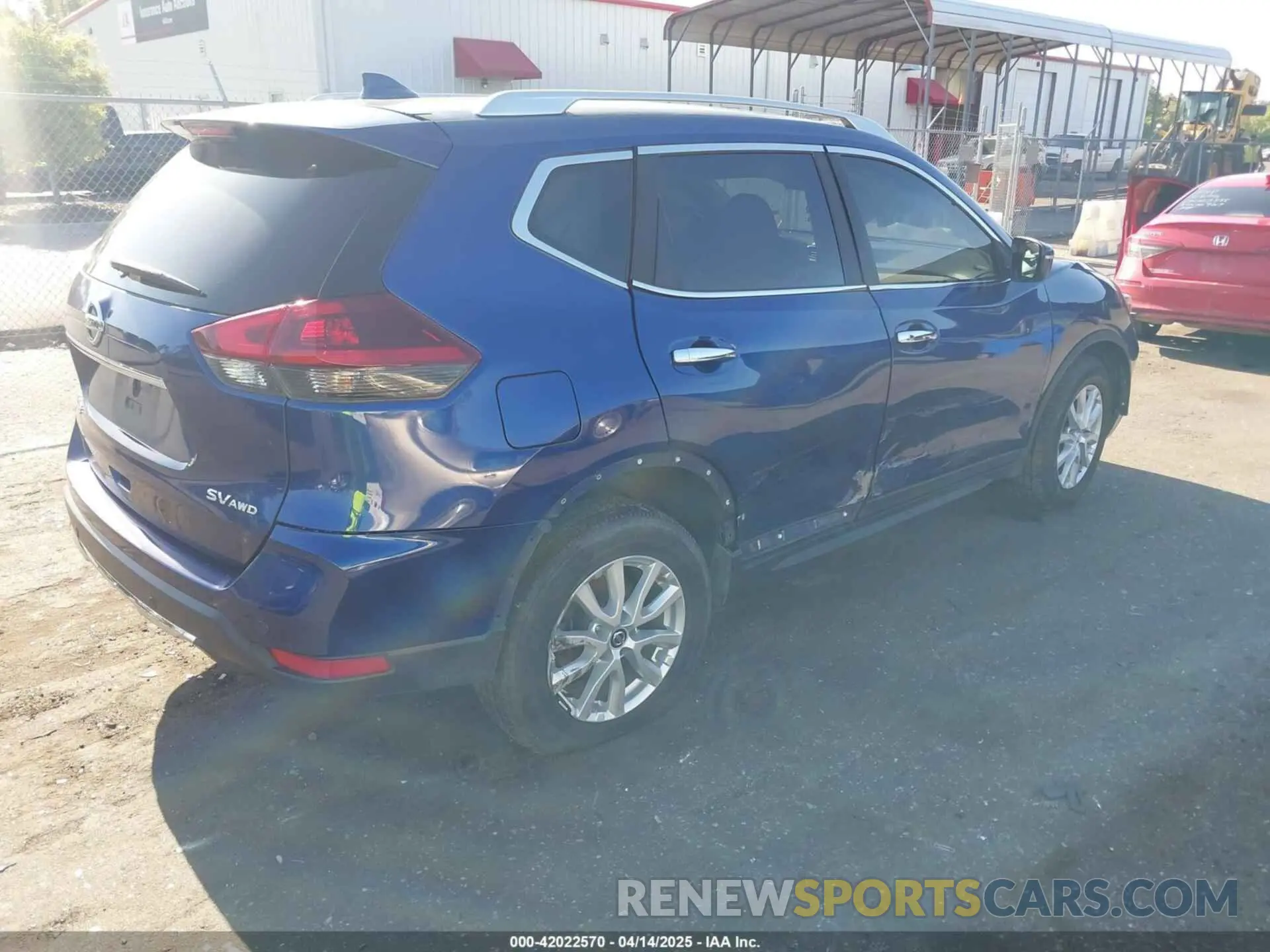 4 Photograph of a damaged car JN8AT2MV9LW104697 NISSAN ROGUE 2020