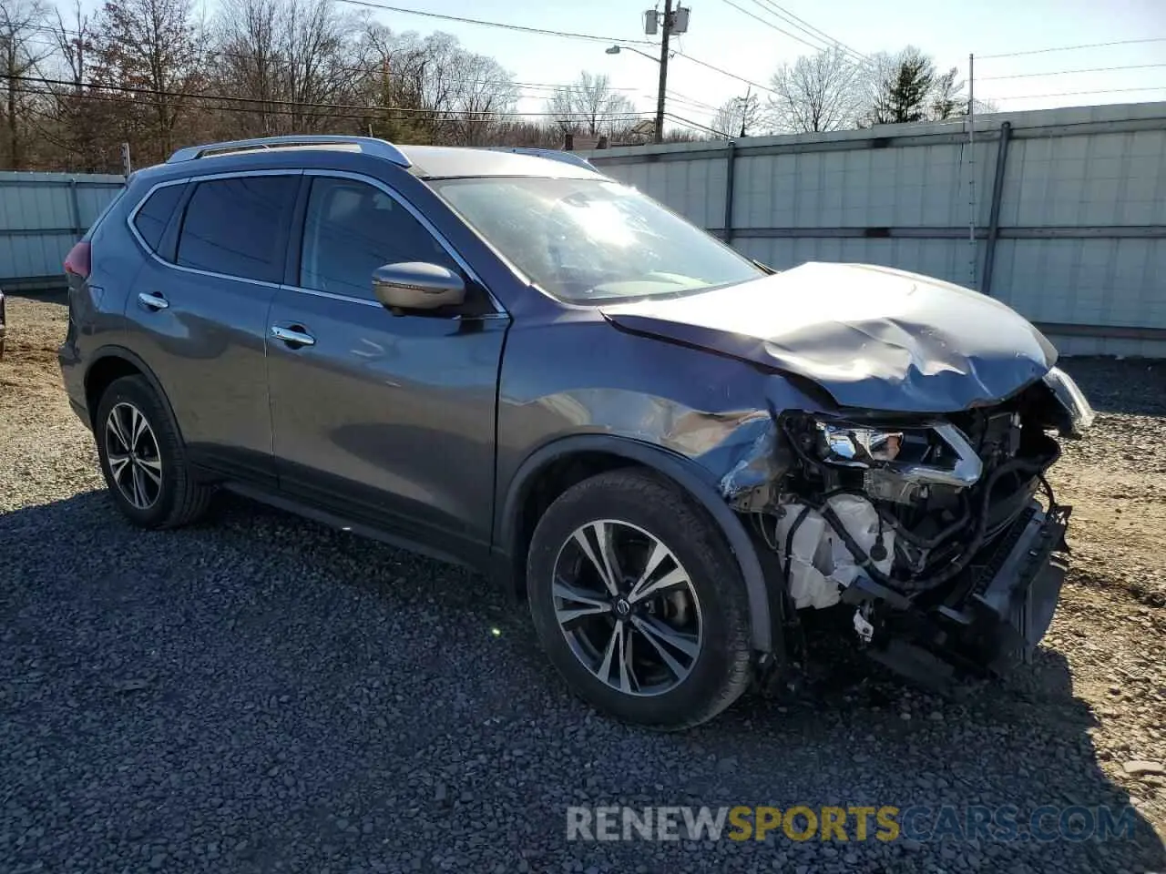 4 Photograph of a damaged car JN8AT2MV9LW122651 NISSAN ROGUE 2020