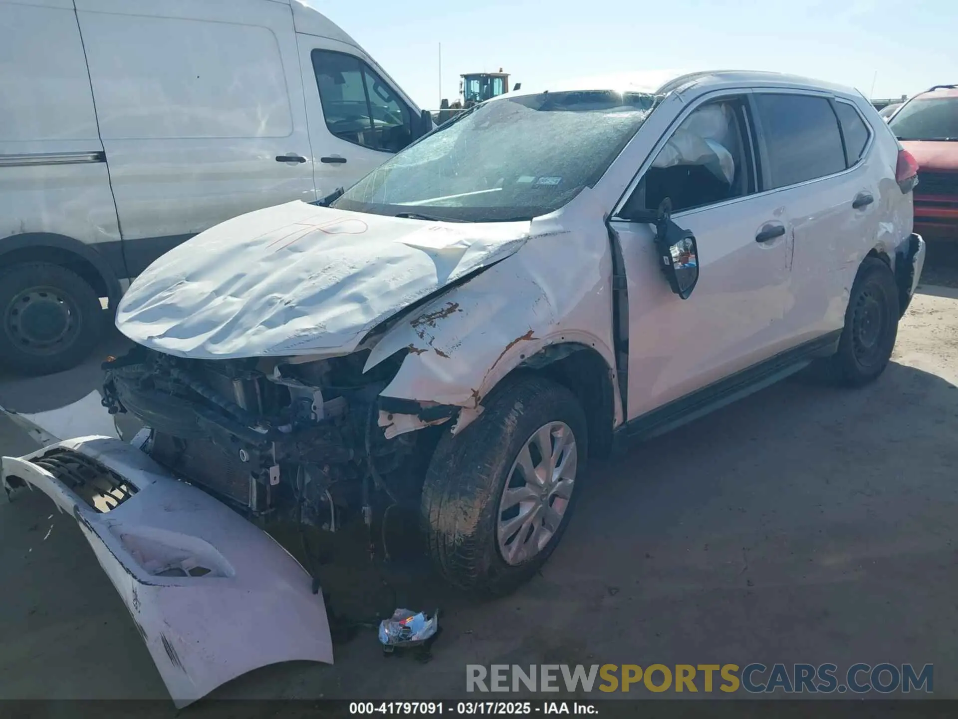 2 Photograph of a damaged car JN8AT2MV9LW139224 NISSAN ROGUE 2020