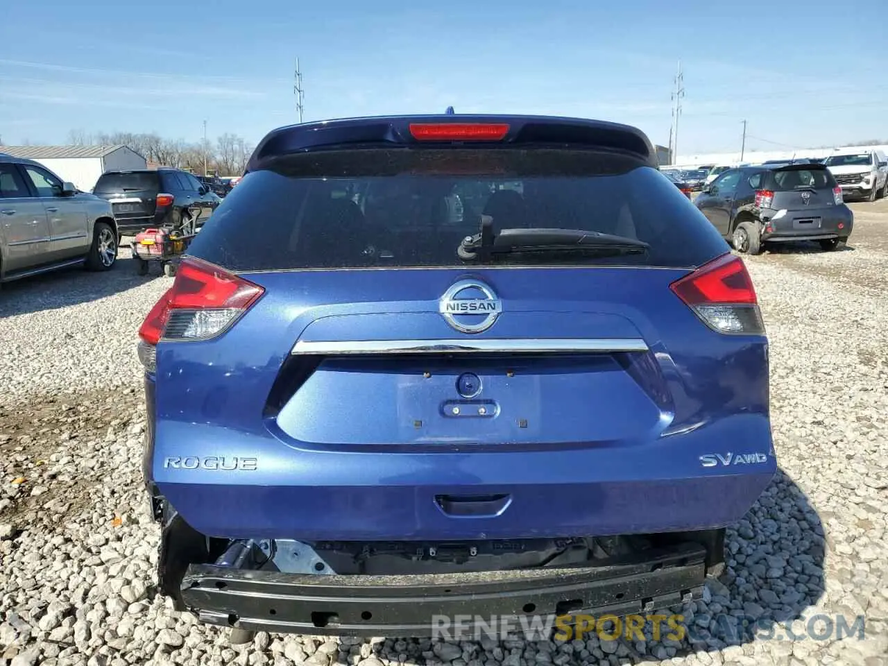 6 Photograph of a damaged car JN8AT2MV9LW142186 NISSAN ROGUE 2020